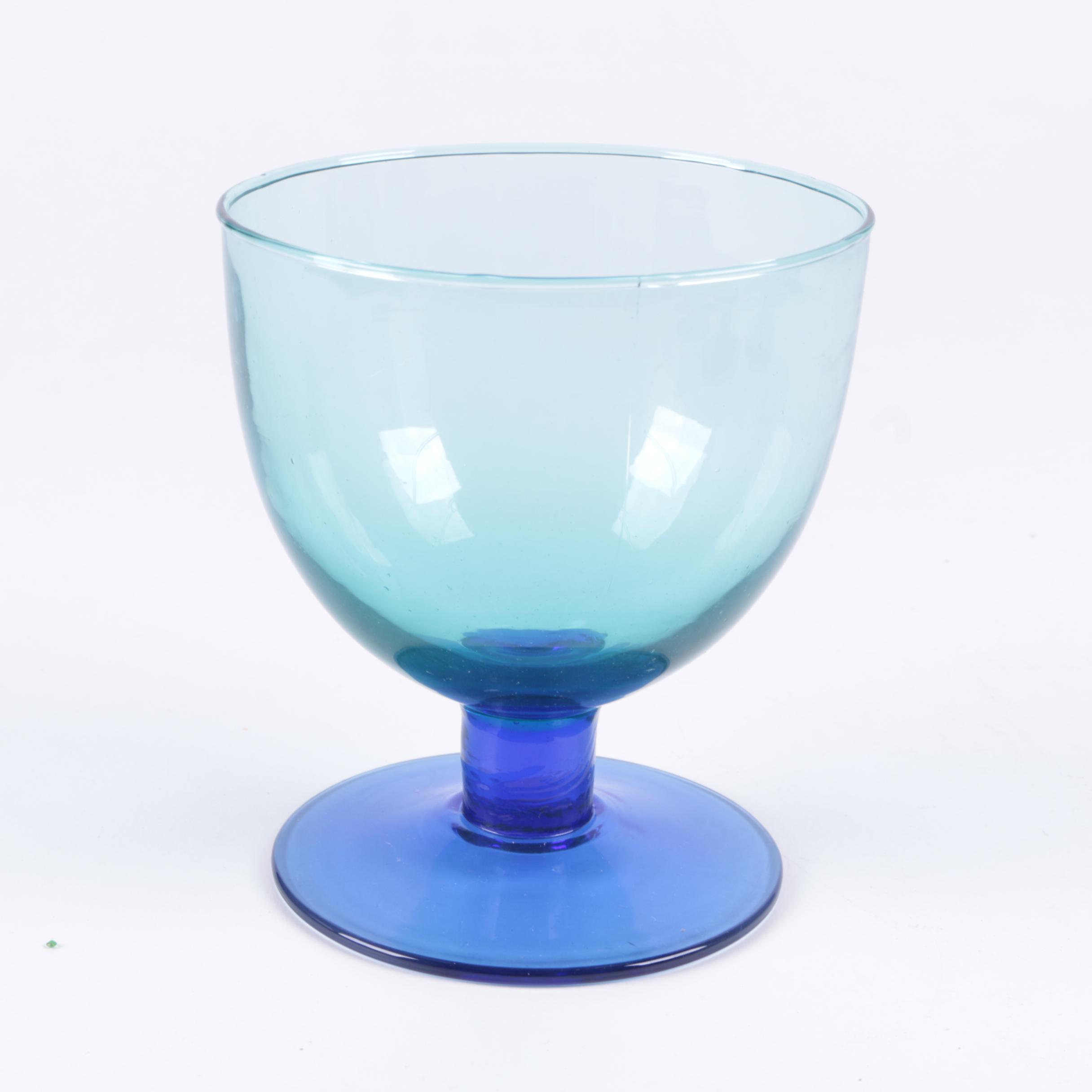 Blue Glass Cordials