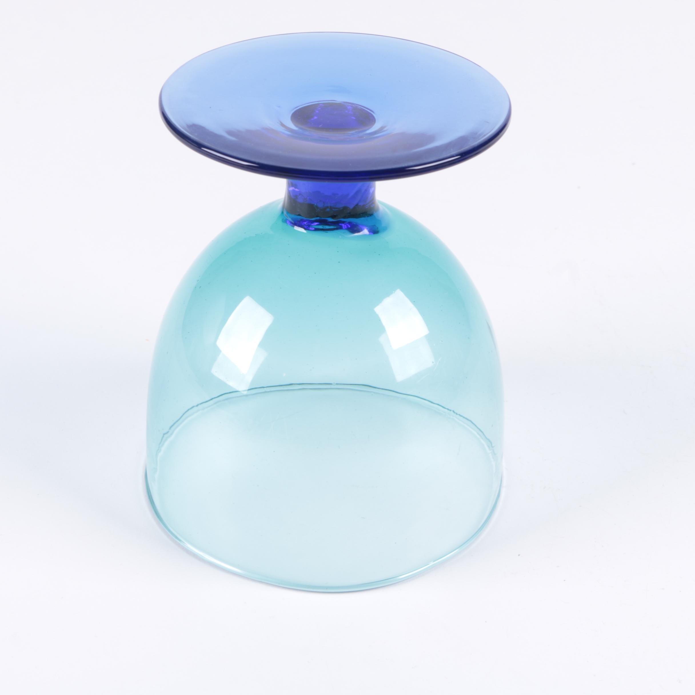 Blue Glass Cordials