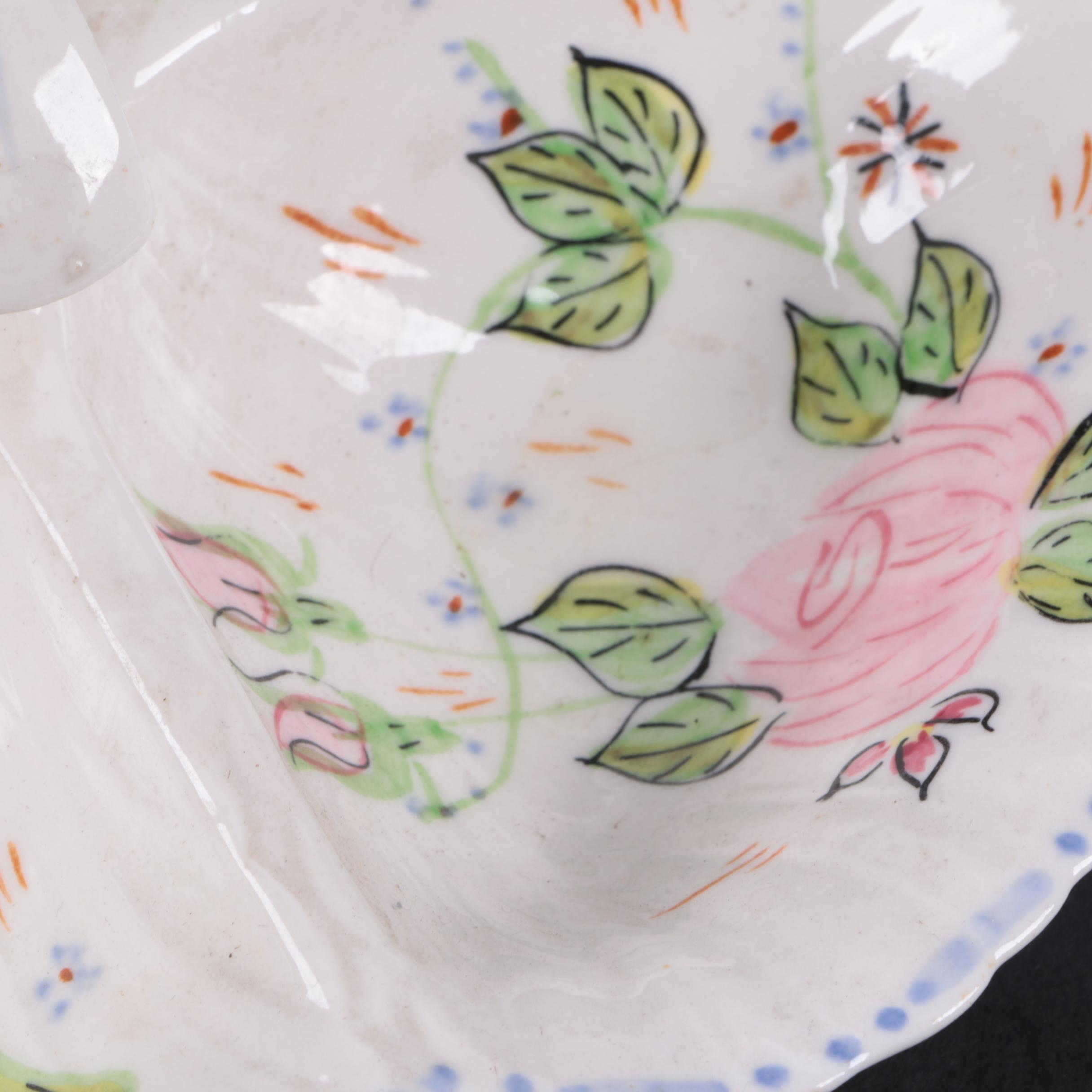 Blue Ridge Earthenware Relish Dish and Decor