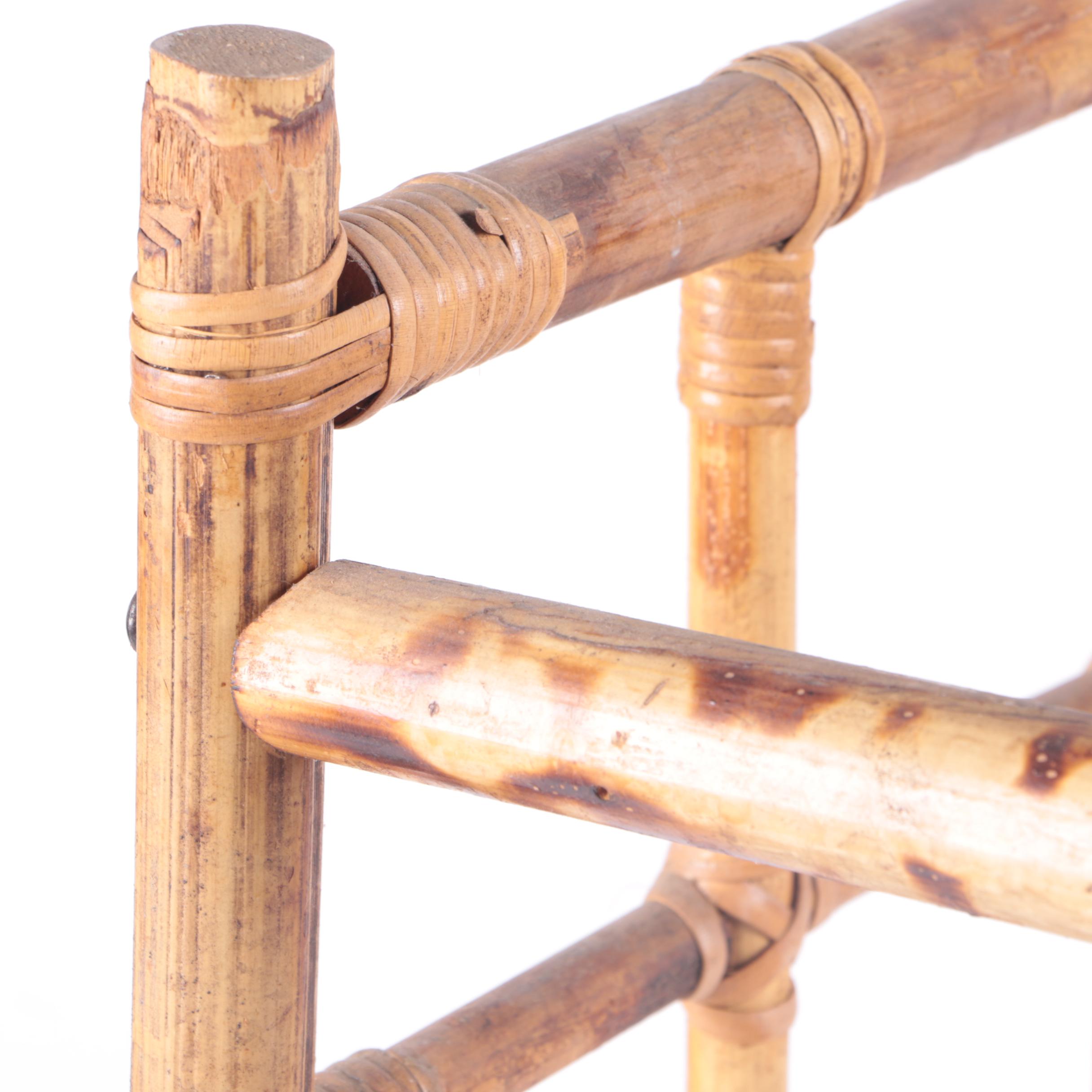 Rattan Magazine Rack and Wine Rack