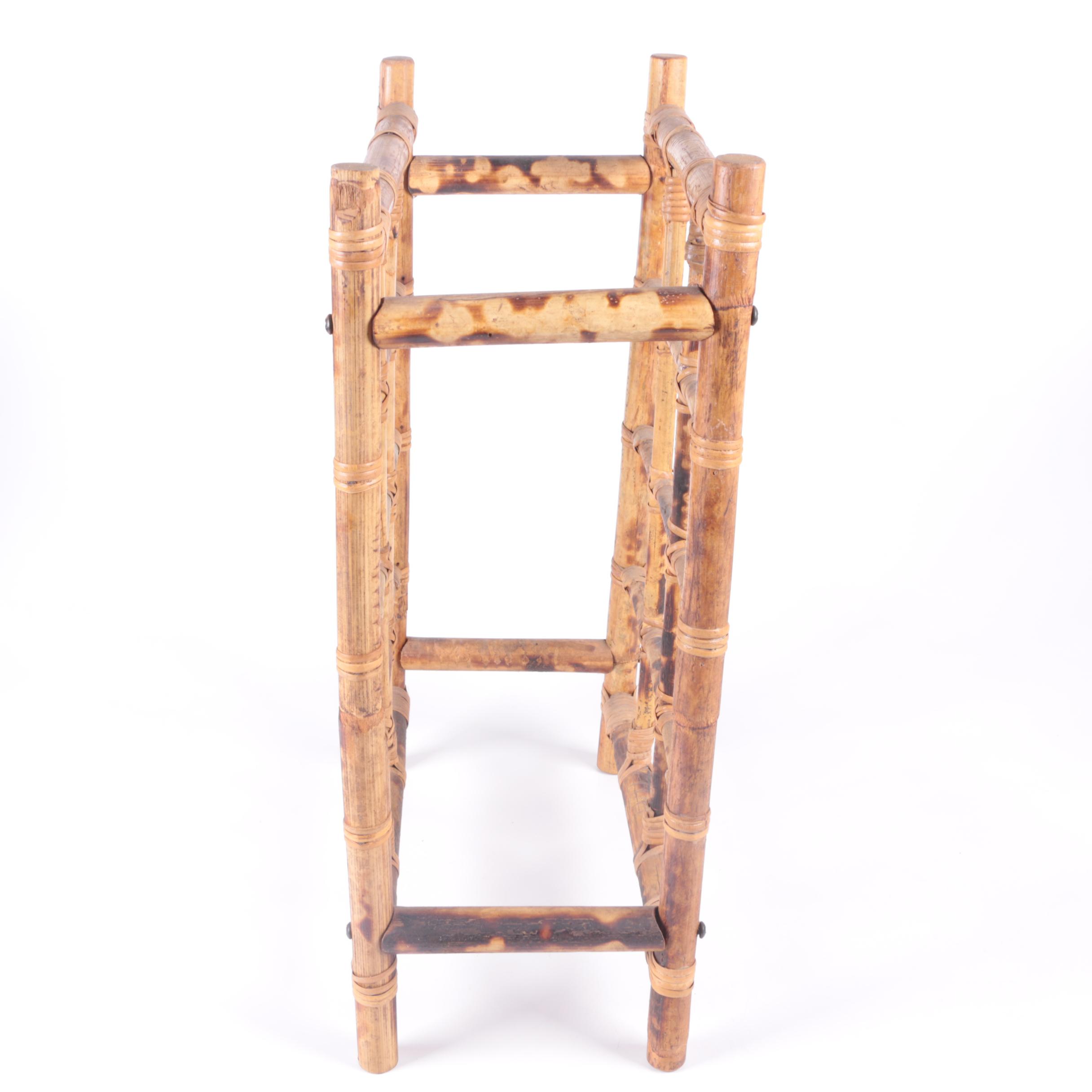 Rattan Magazine Rack and Wine Rack