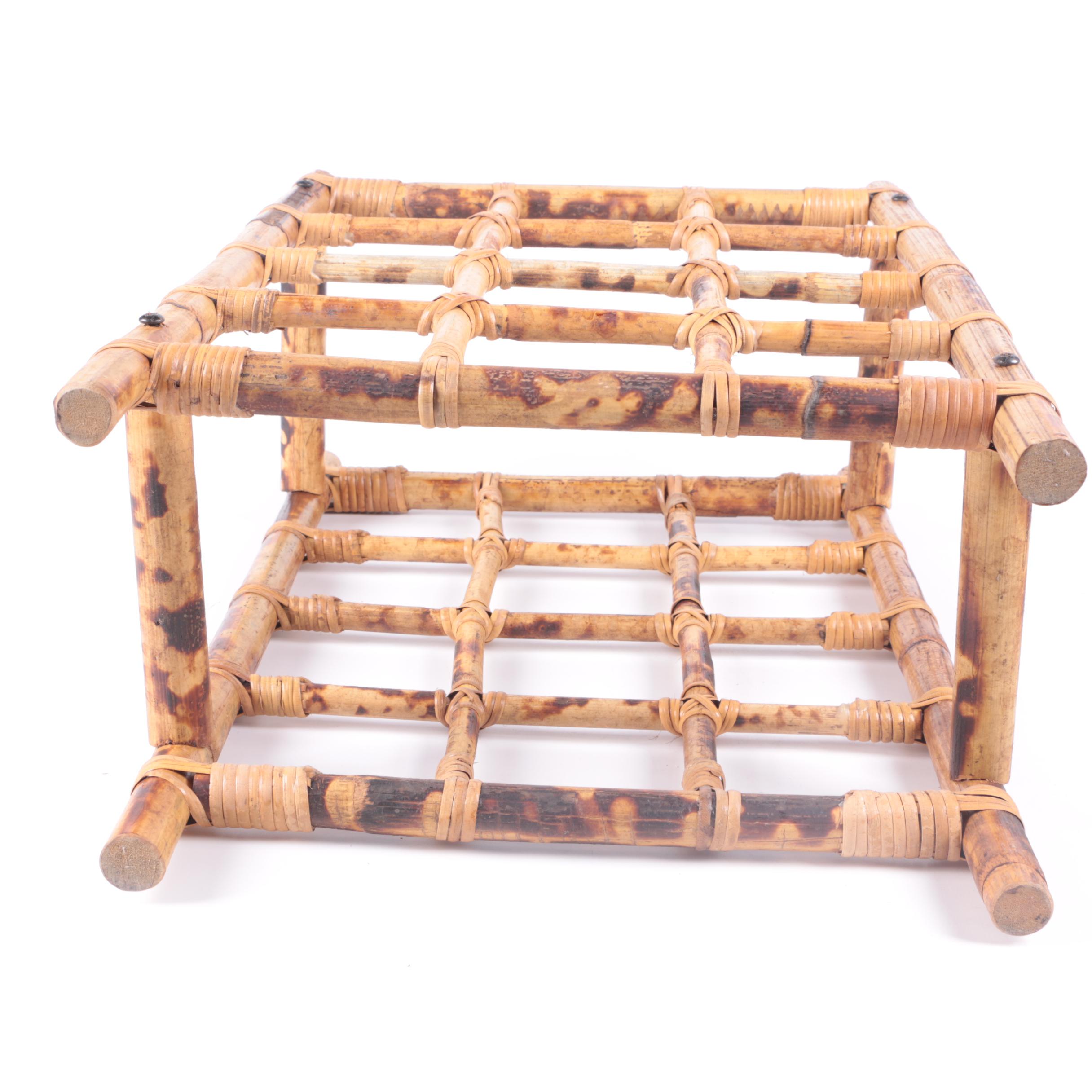 Rattan Magazine Rack and Wine Rack