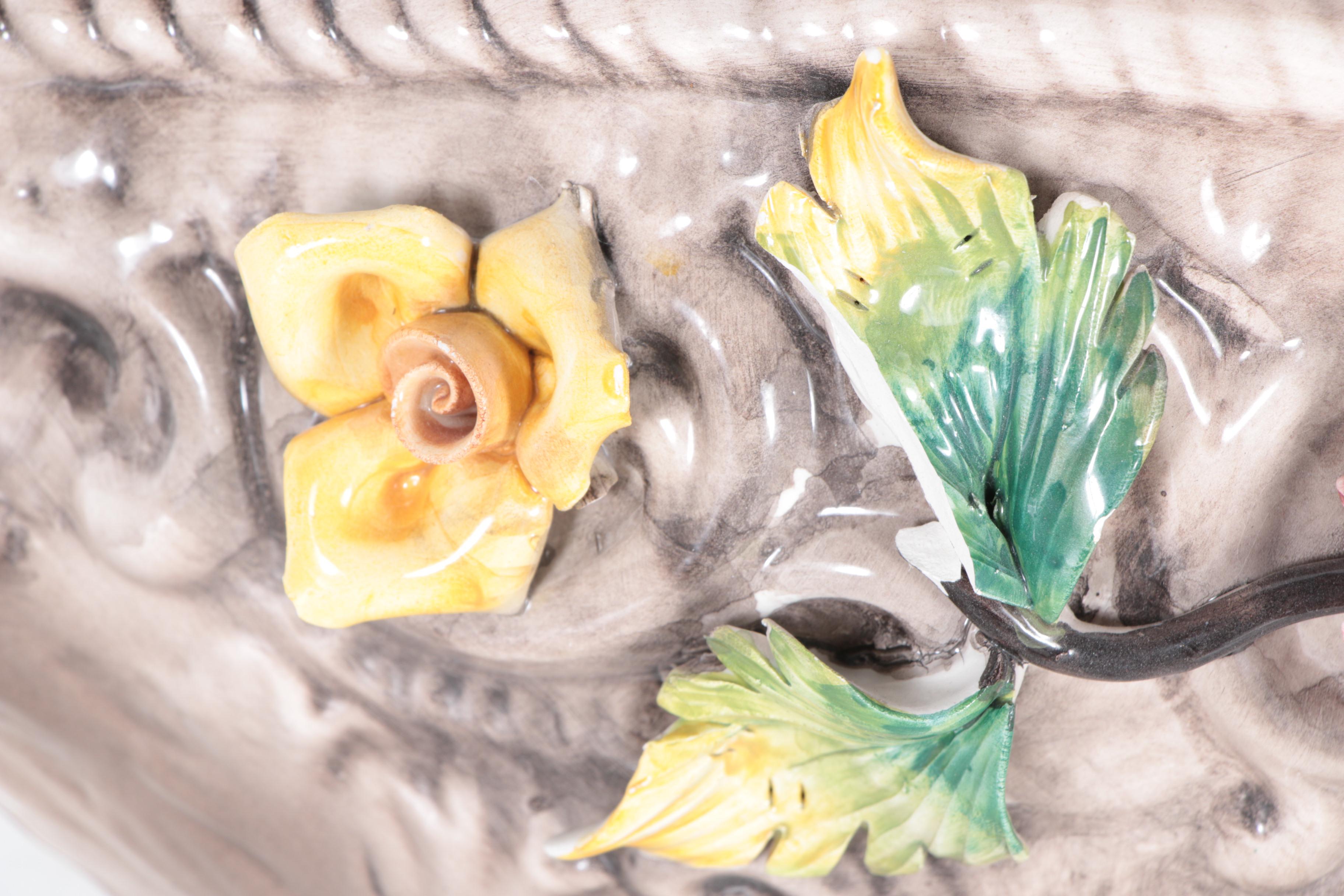 Capodimonte Ceramic Wall Shelf