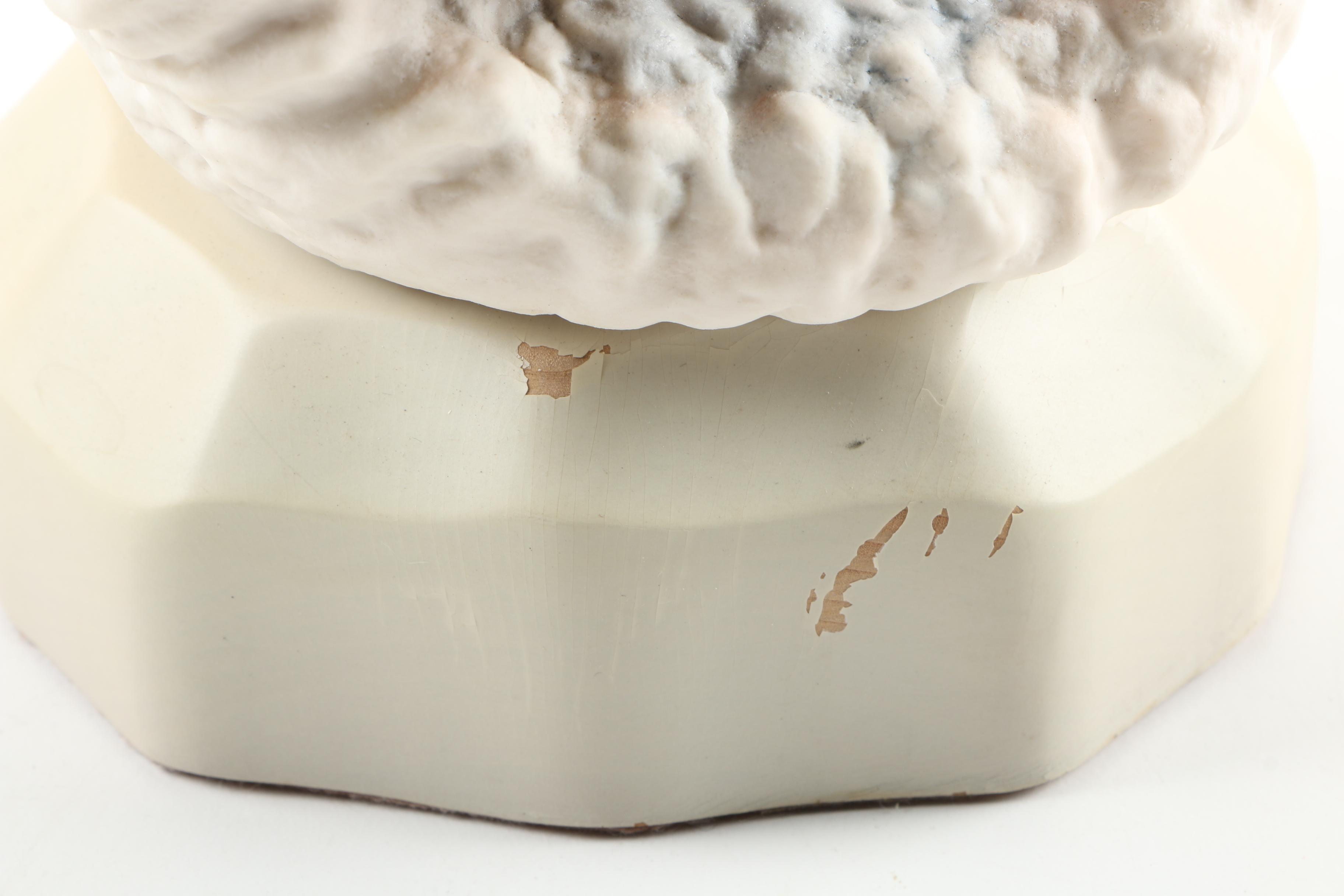 Cybis Porcelain Eskimo Girl Bust "Nanuq, Little Polar Bear"