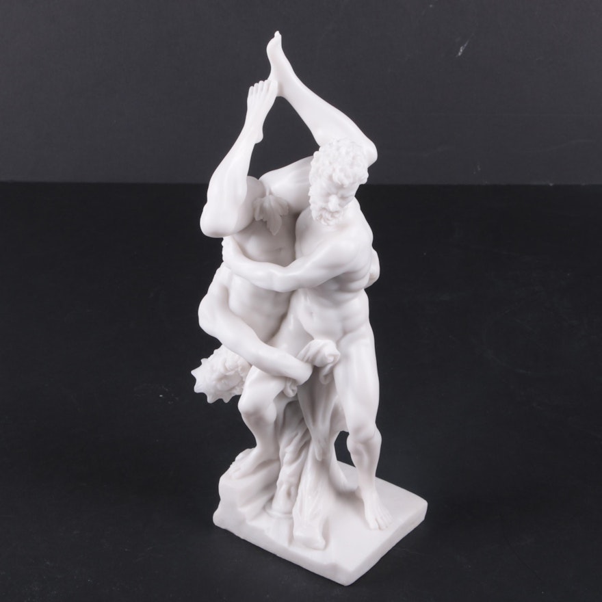 Veronese Collection Marble and Resin Reproduction of "Hercules and Diomedes"