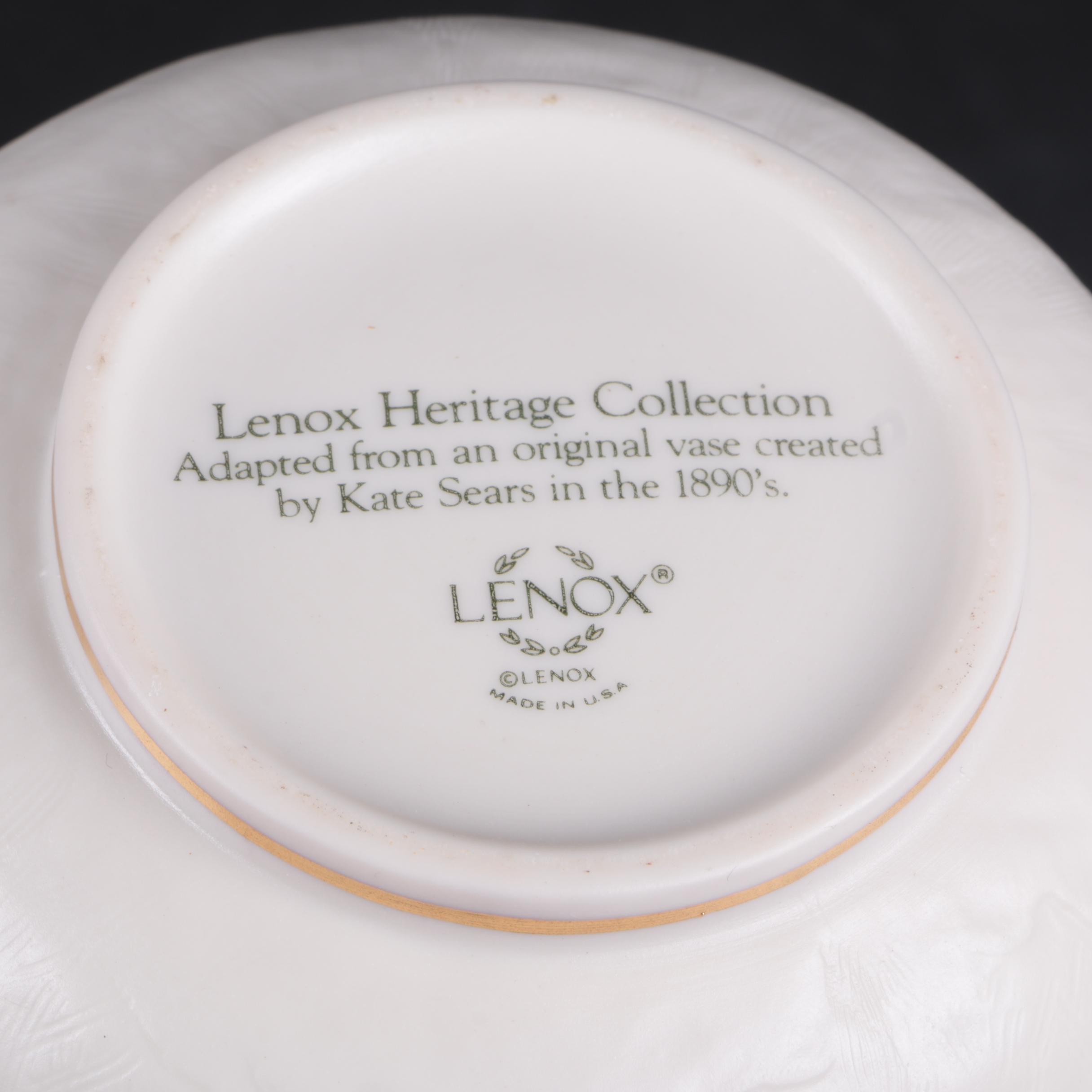 Lenox Heritage Collection Ceramic Vase After Kate Sears