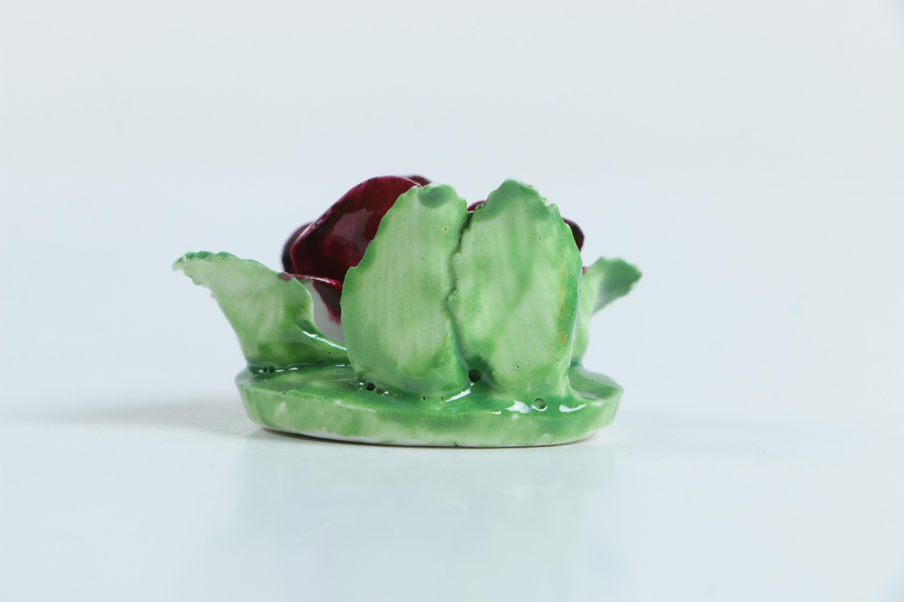 Collection of English Bone China Flowers Including Aynsley