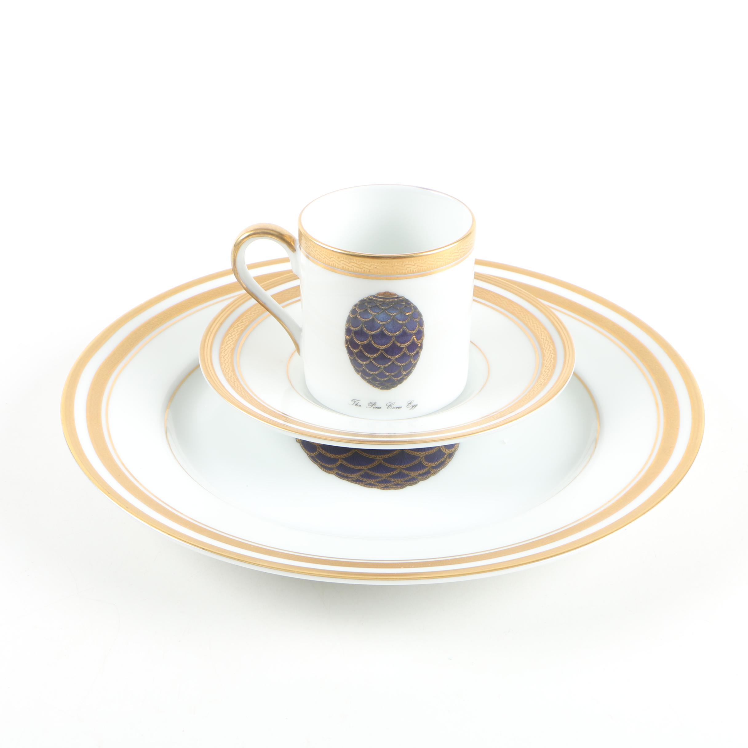 Fabergé "Imperial Egg Collection" Porcelain Tableware