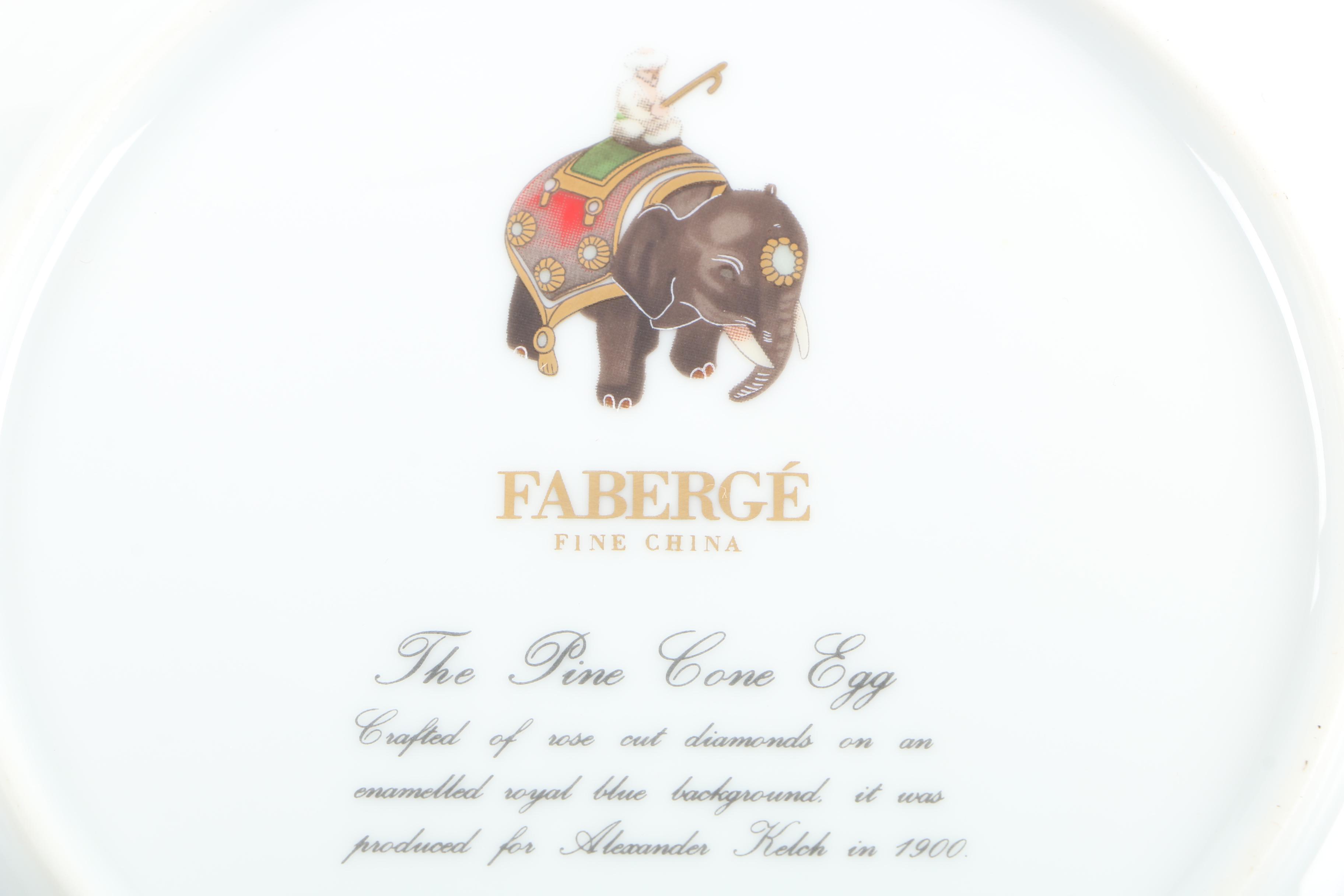 Fabergé "Imperial Egg Collection" Porcelain Tableware