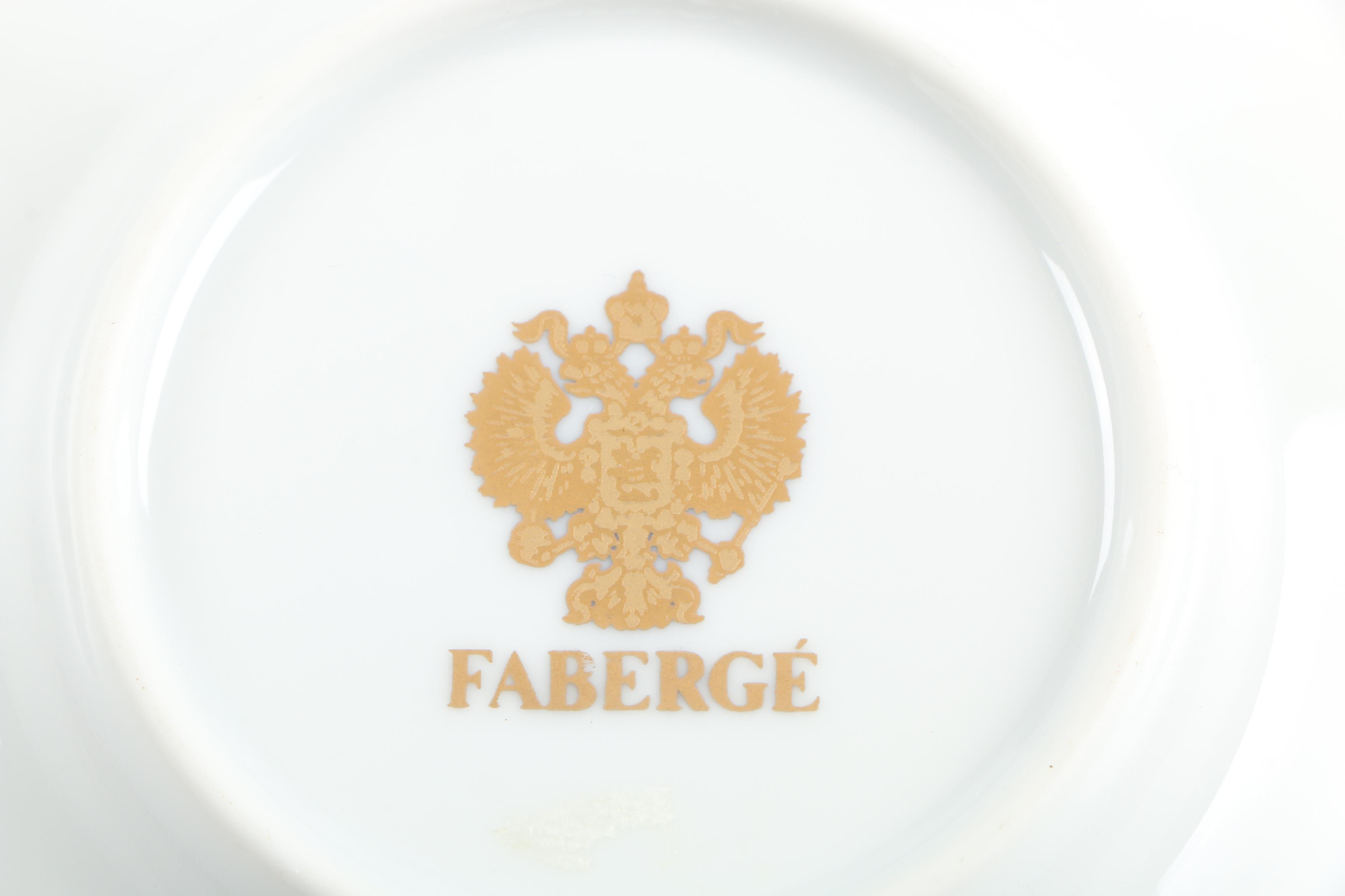 Fabergé "Imperial Egg Collection" Porcelain Tableware