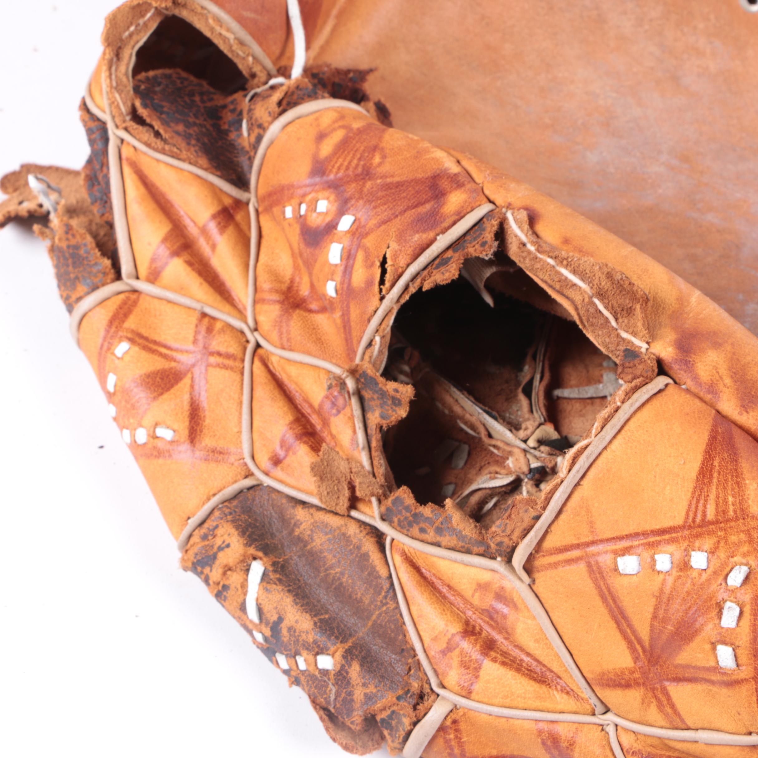 Leather Moroccan and Egyptian Style Unstuffed Poufs