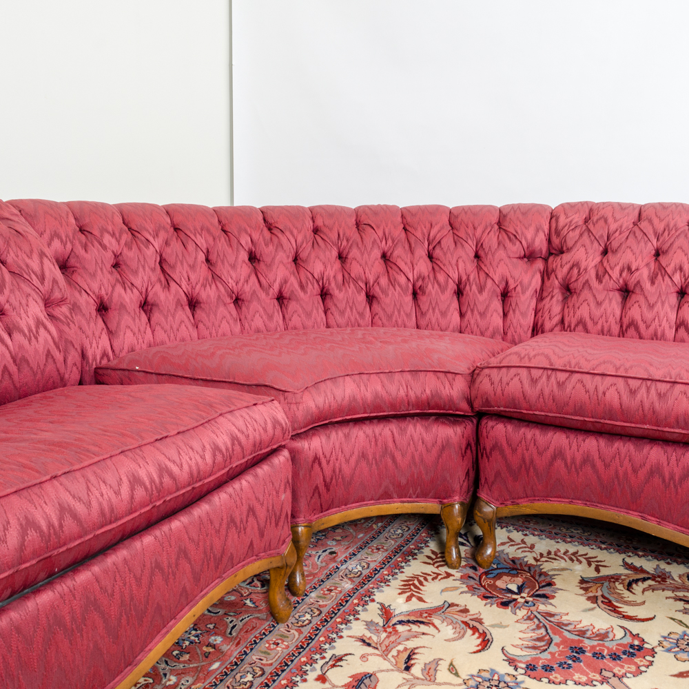 Vintage Sectional Sleeper Sofa