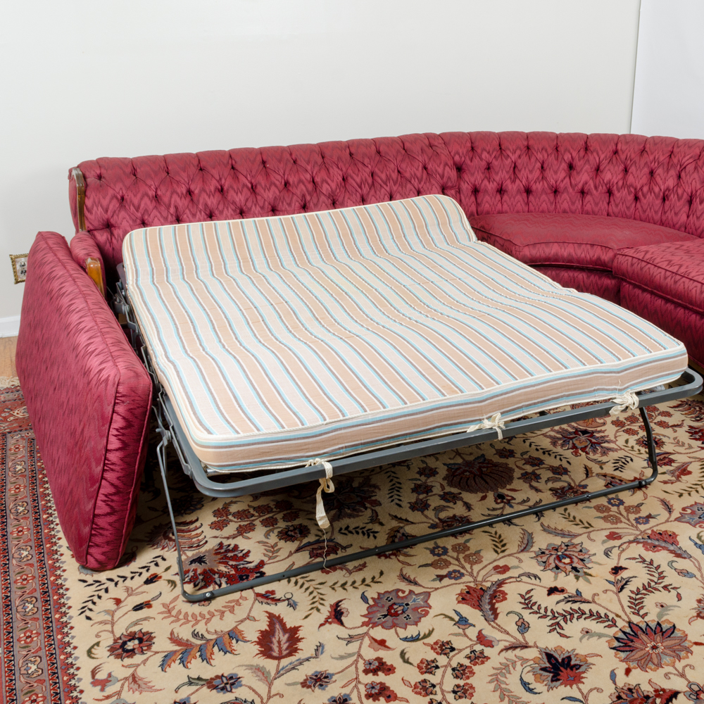 Vintage Sectional Sleeper Sofa