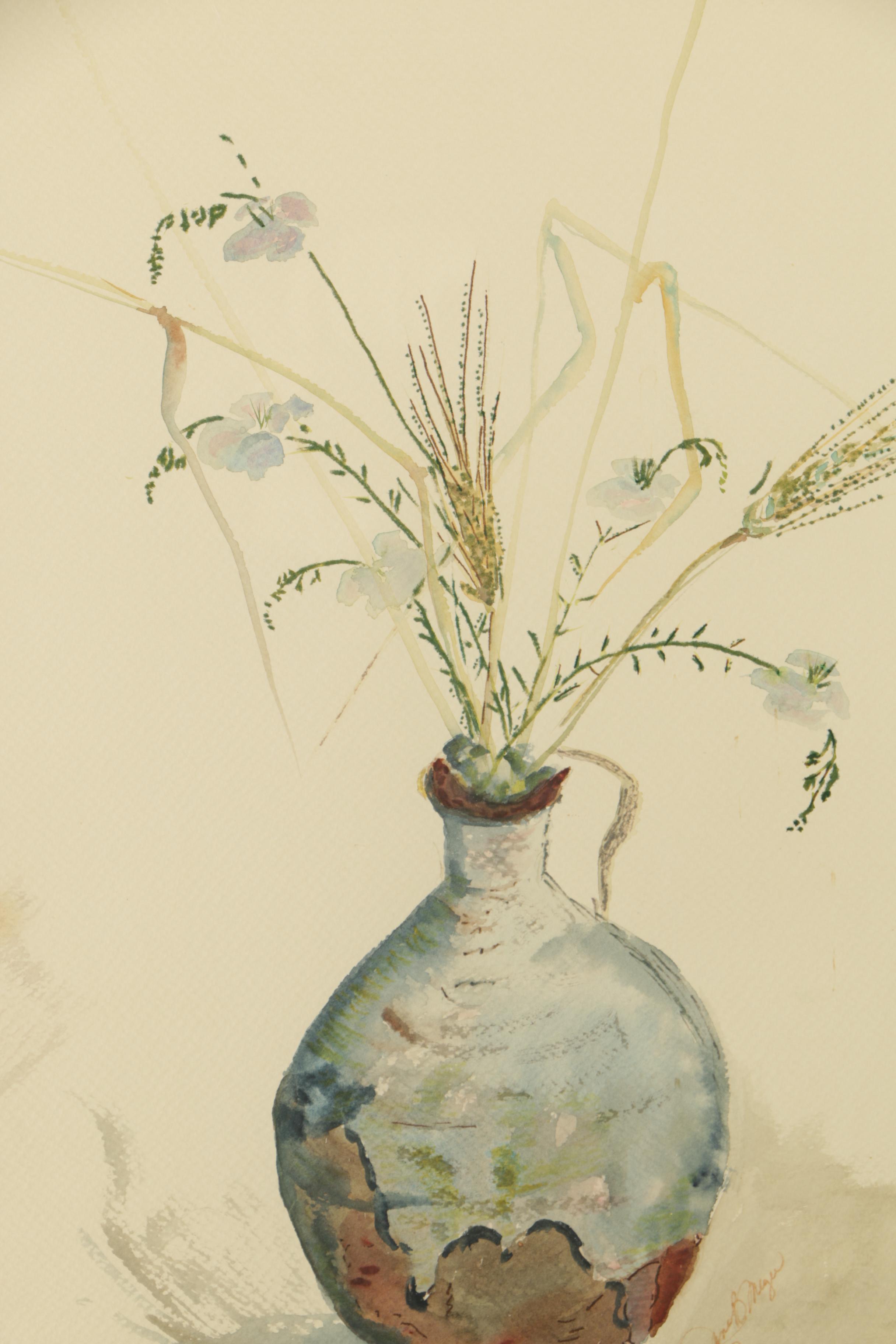 Watercolor on Paper Still Life