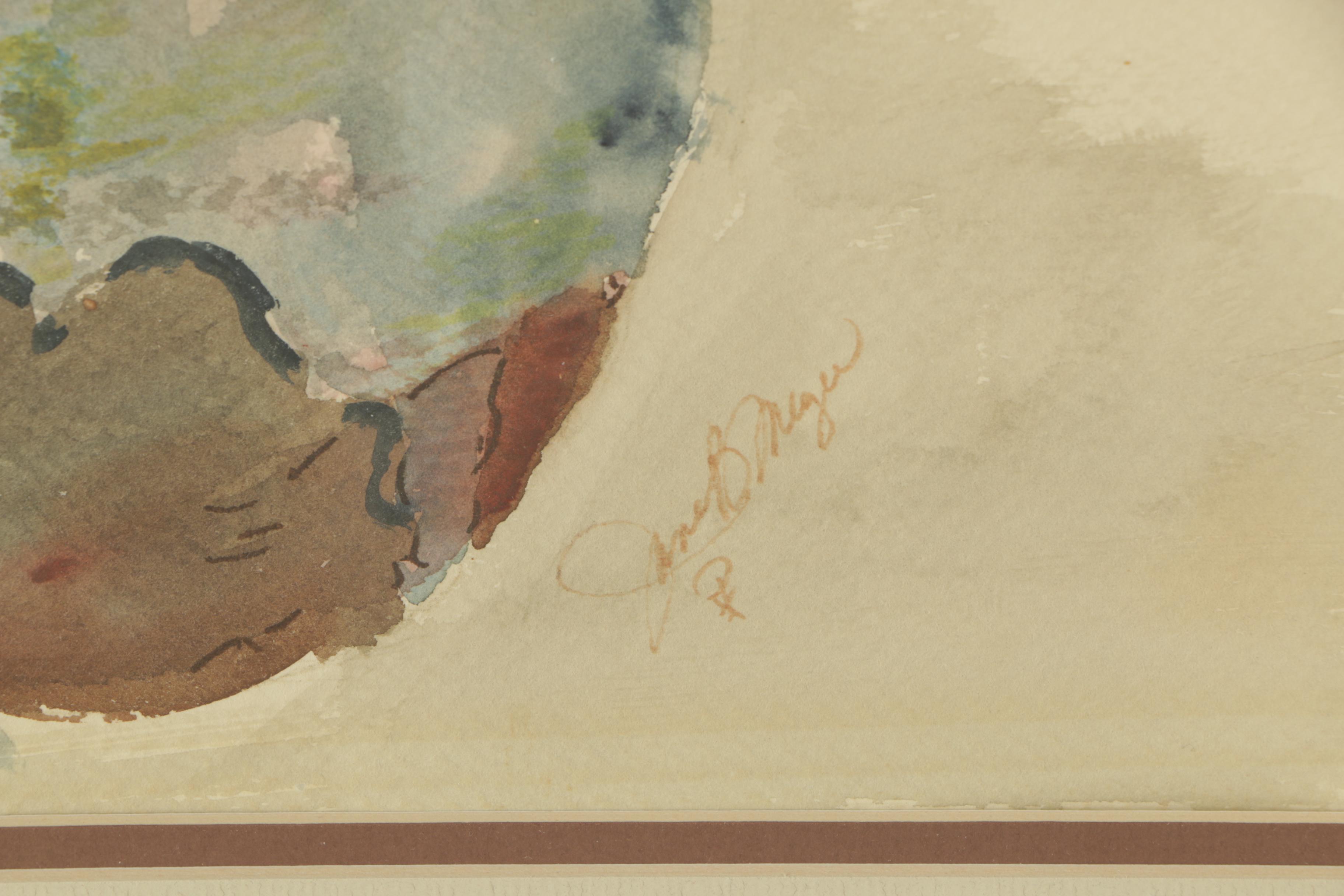 Watercolor on Paper Still Life