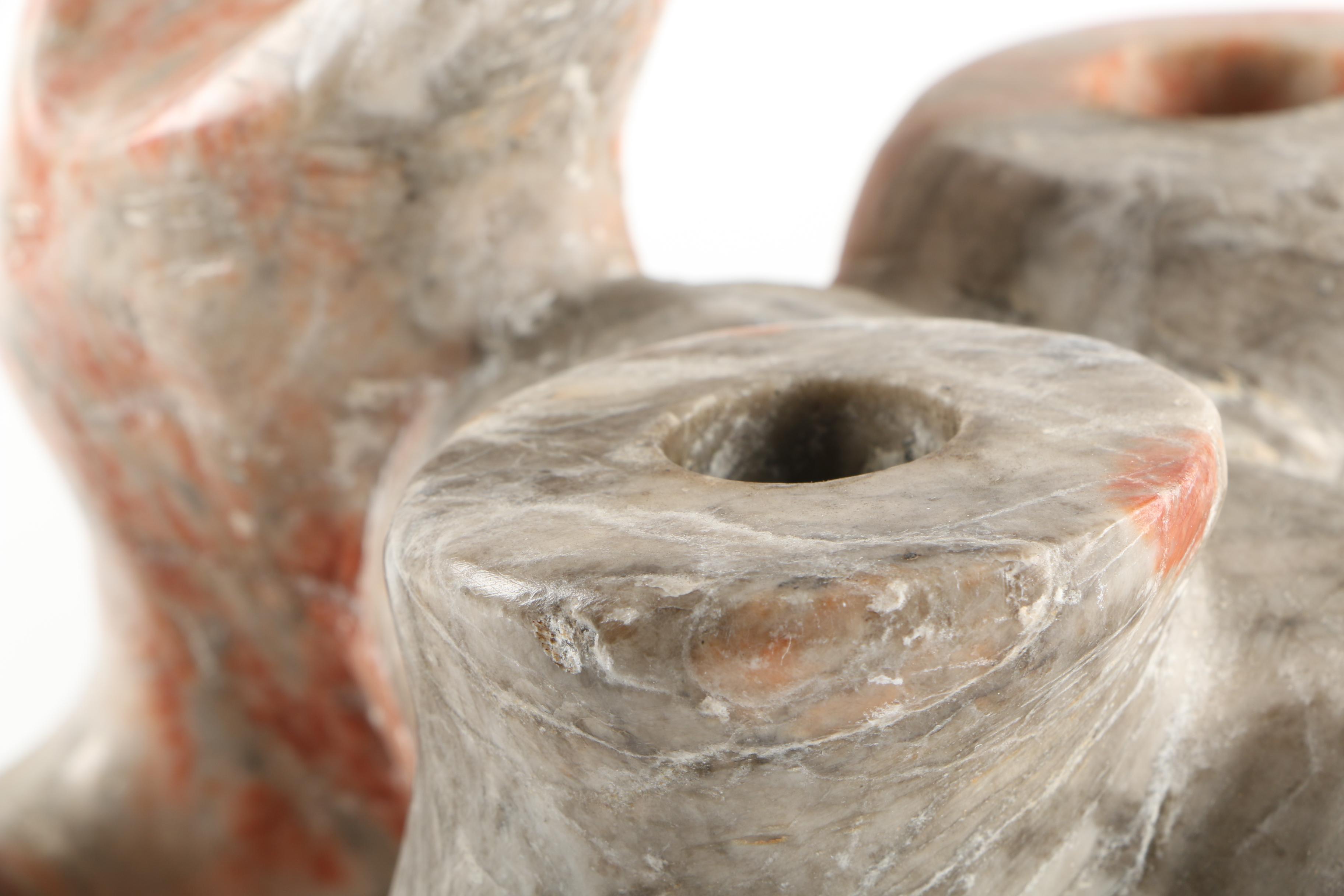 Soapstone Candle Holder