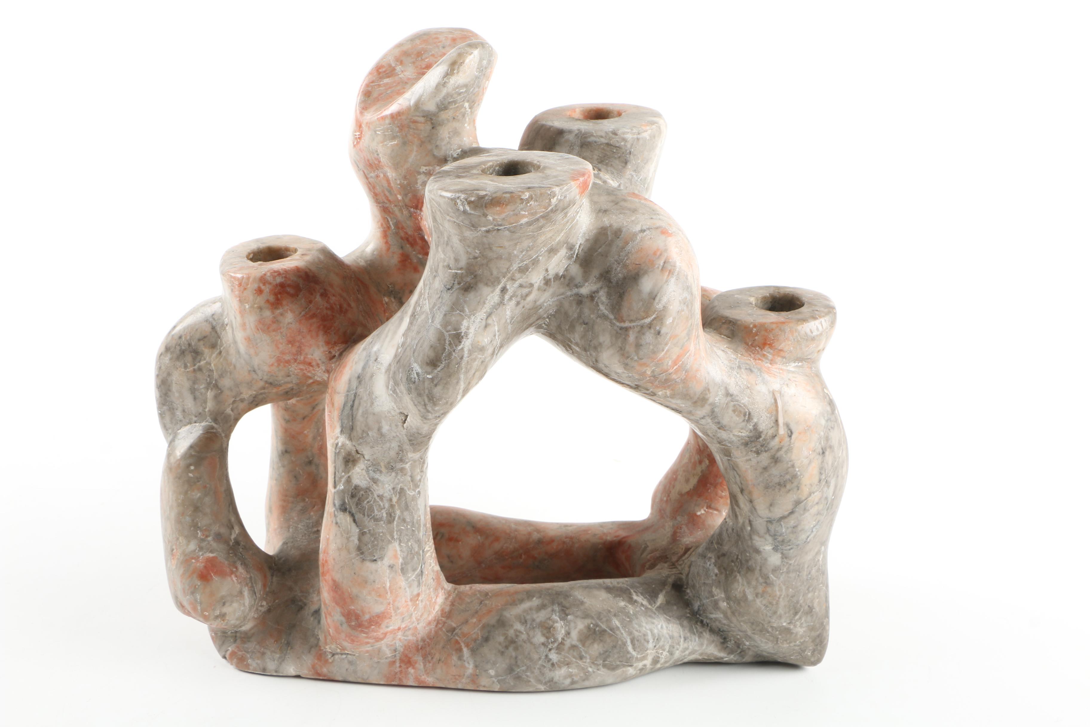 Soapstone Candle Holder