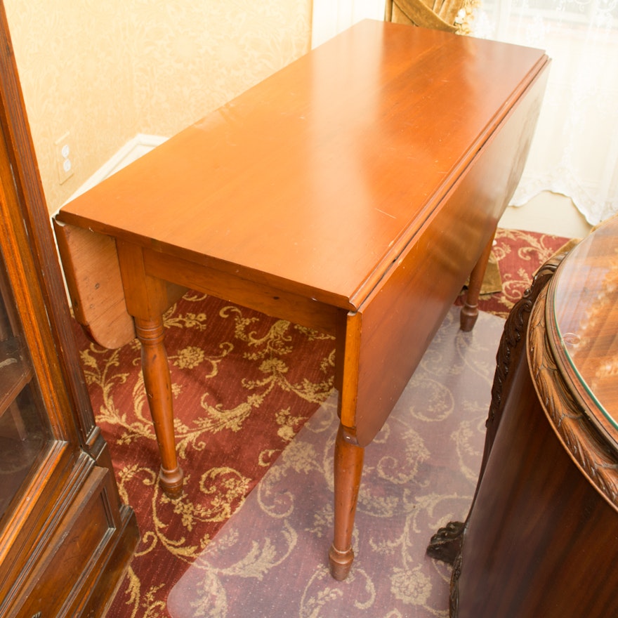Federal Style Drop-Leaf Table