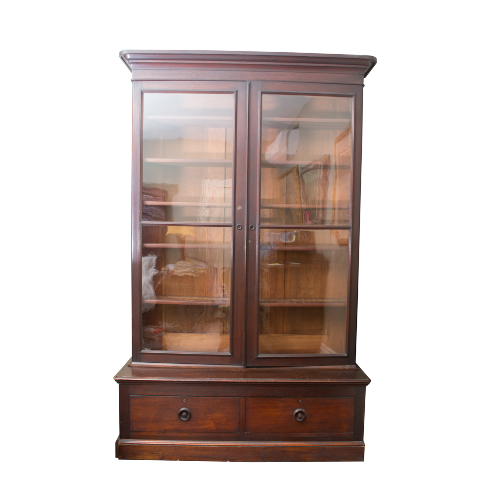 Antique American Walnut Bookcase