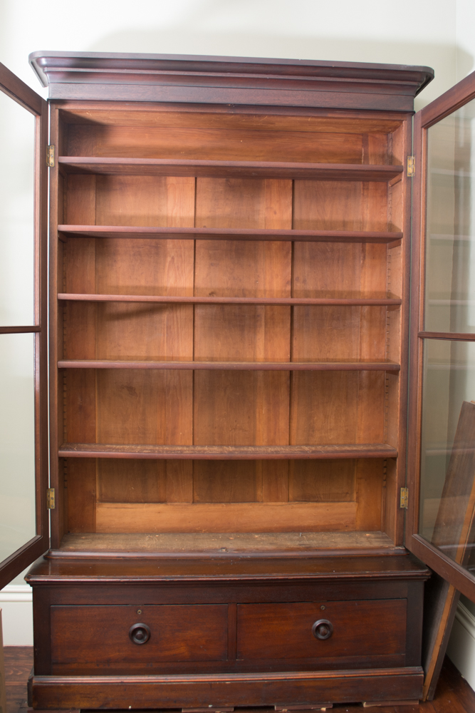 Antique American Walnut Bookcase