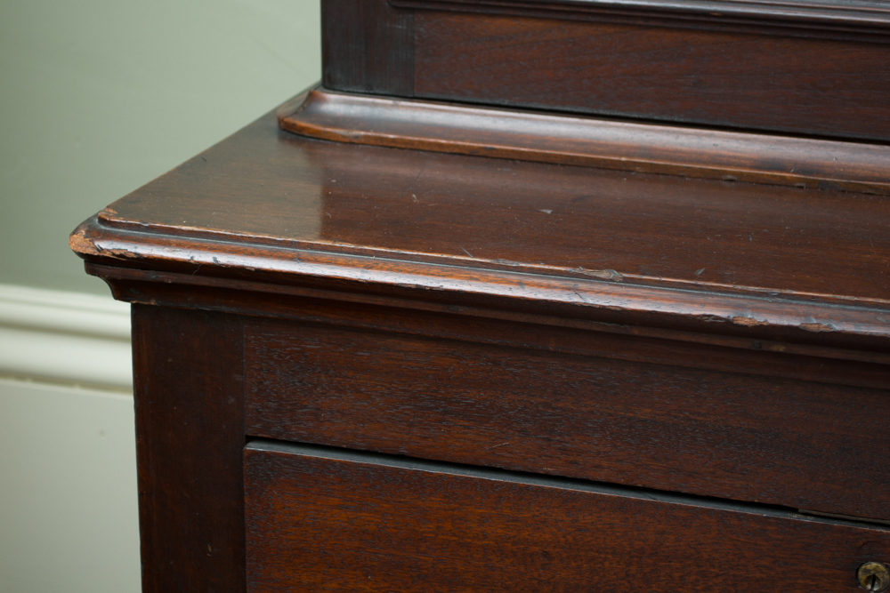 Antique American Walnut Bookcase