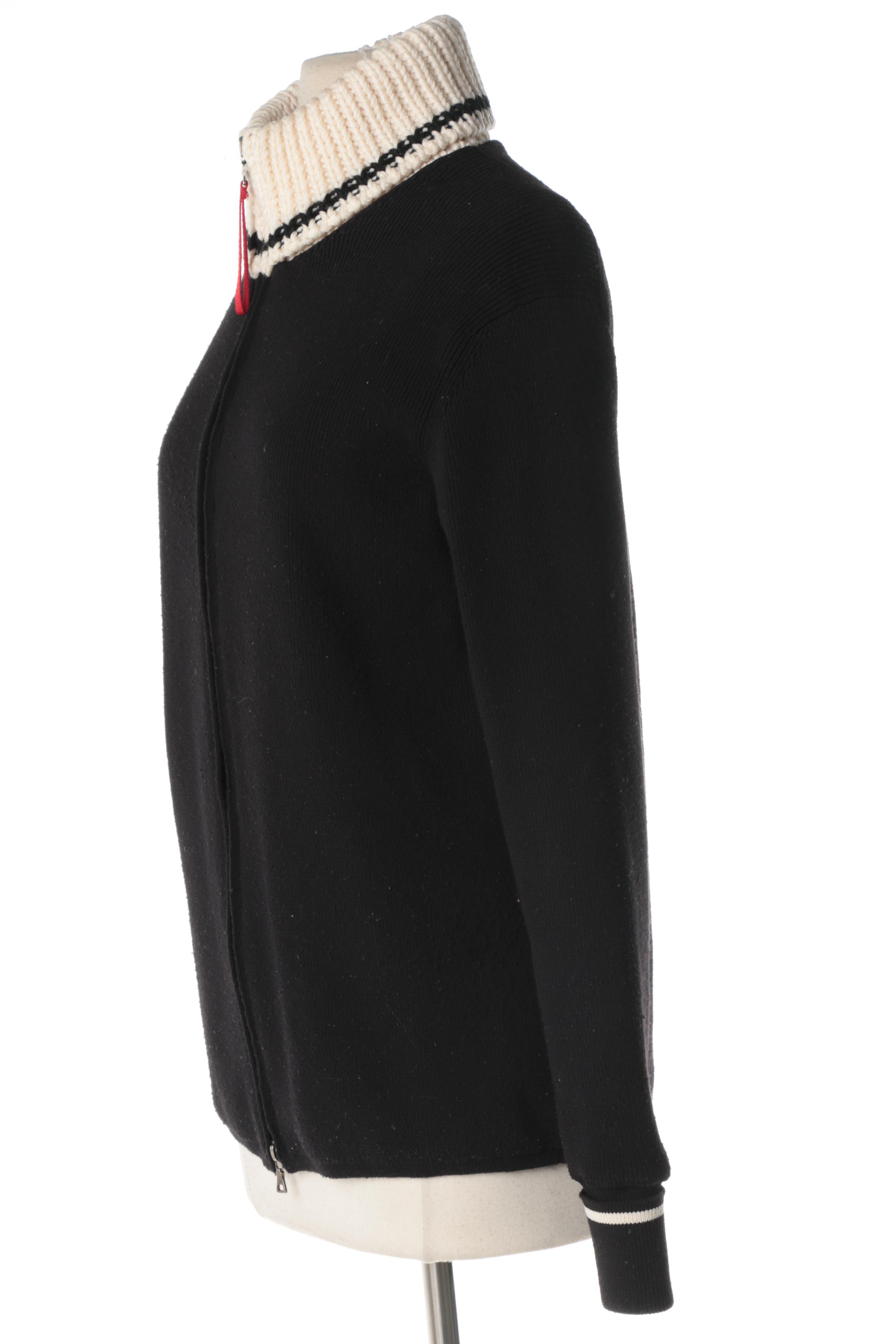 Prada Zip Up Sweater Jacket