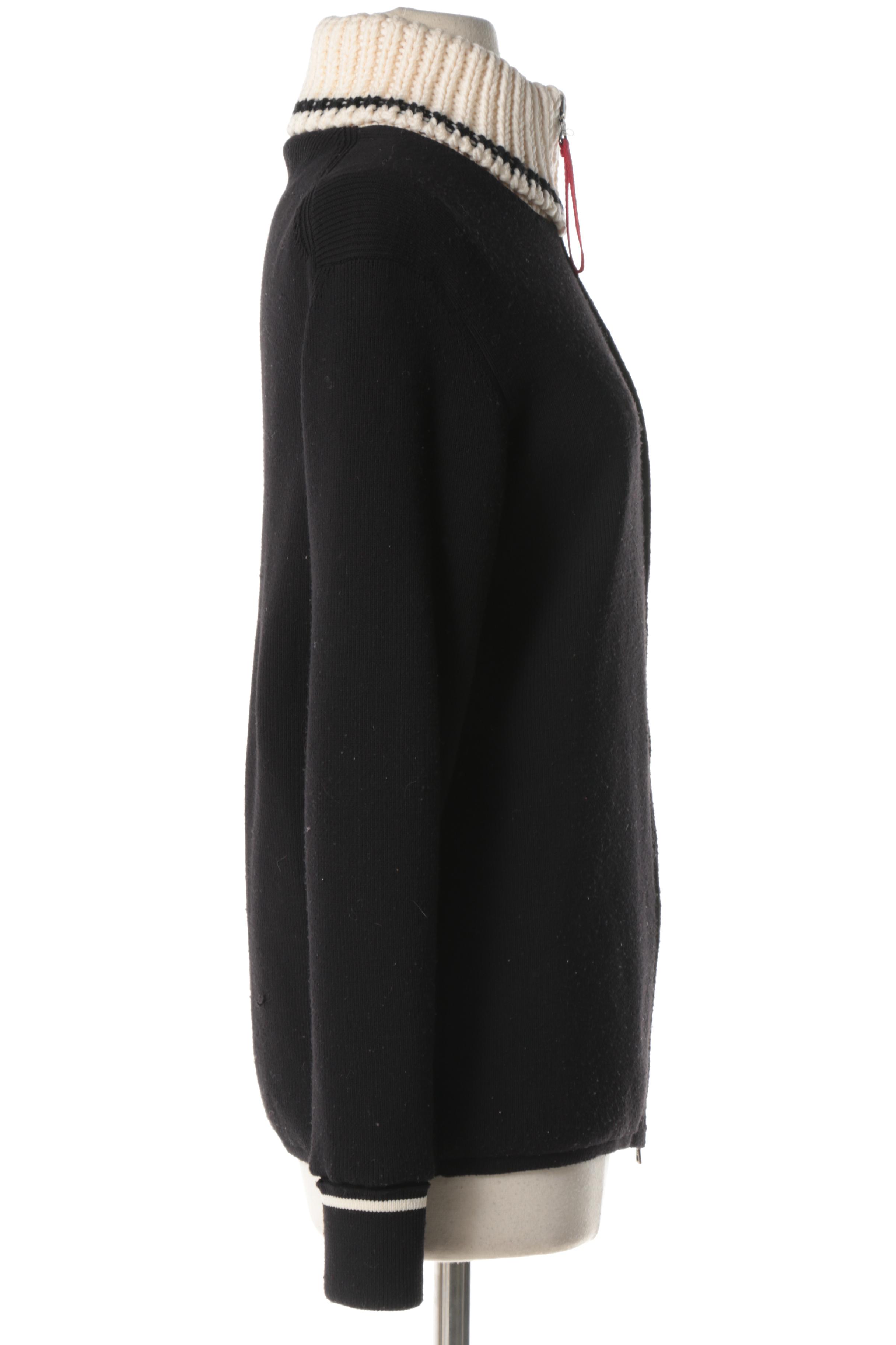 Prada Zip Up Sweater Jacket