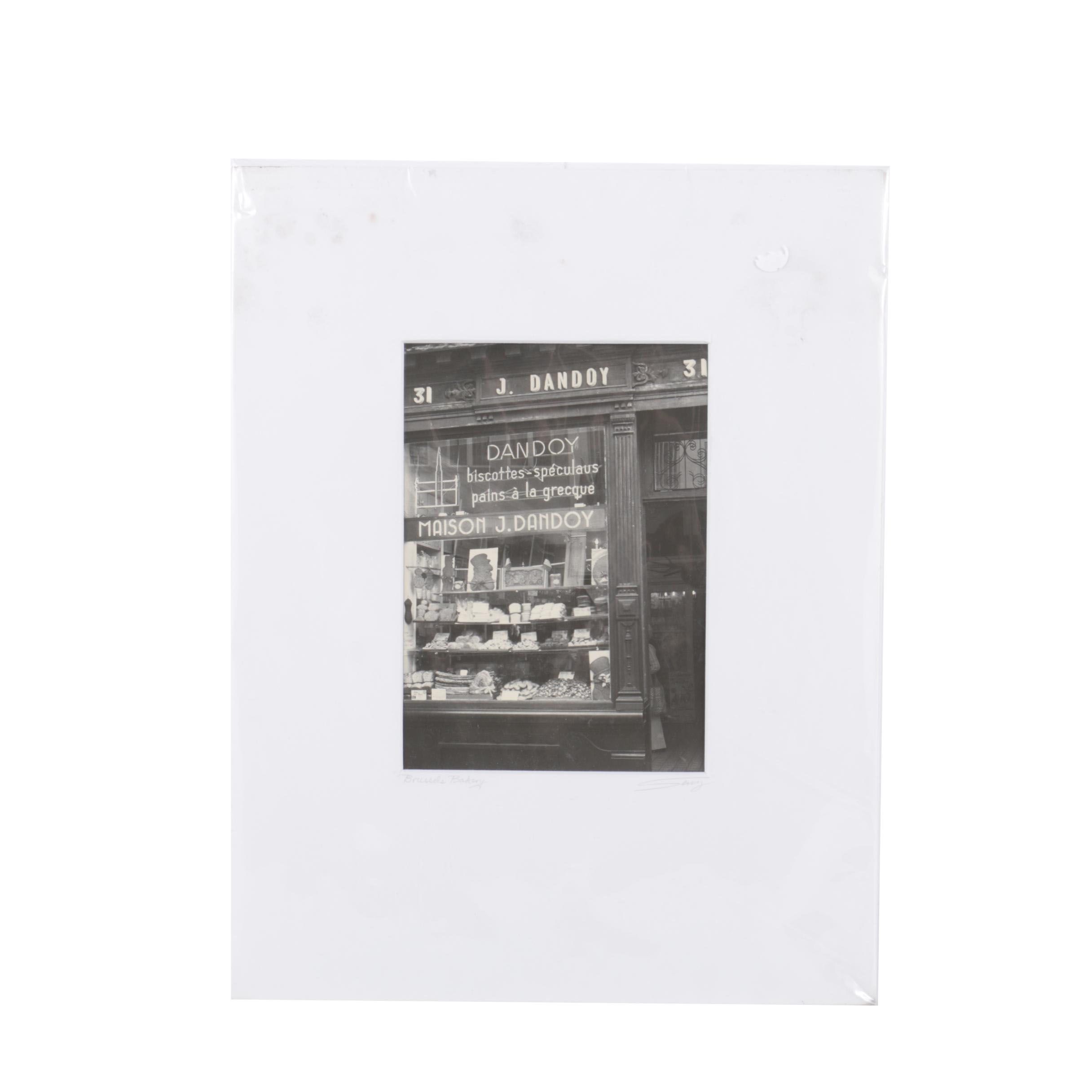 Otto Senz Photograph "Brussels Bakery"
