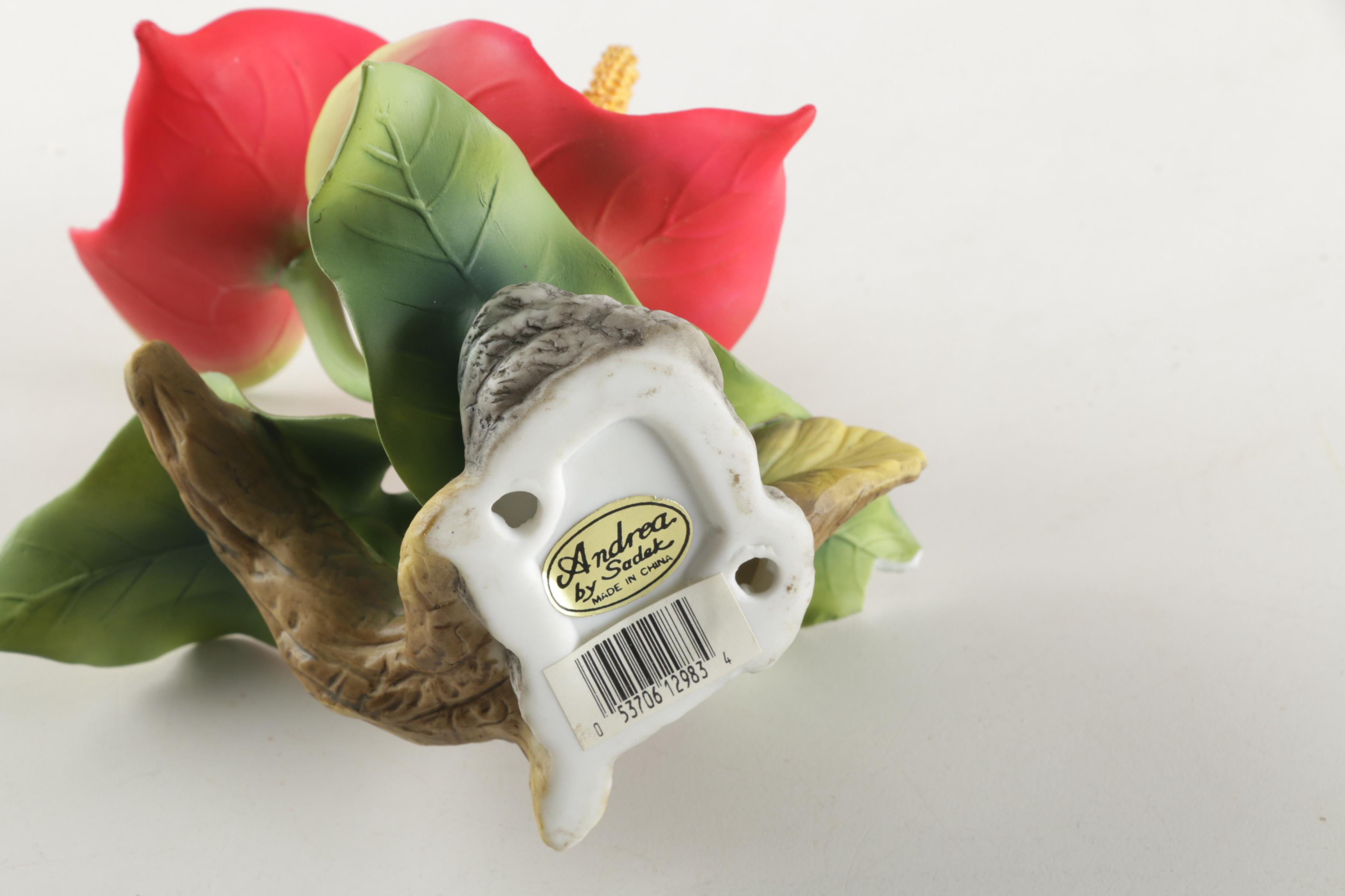 "Andrea" by Sadek Floral Figurine