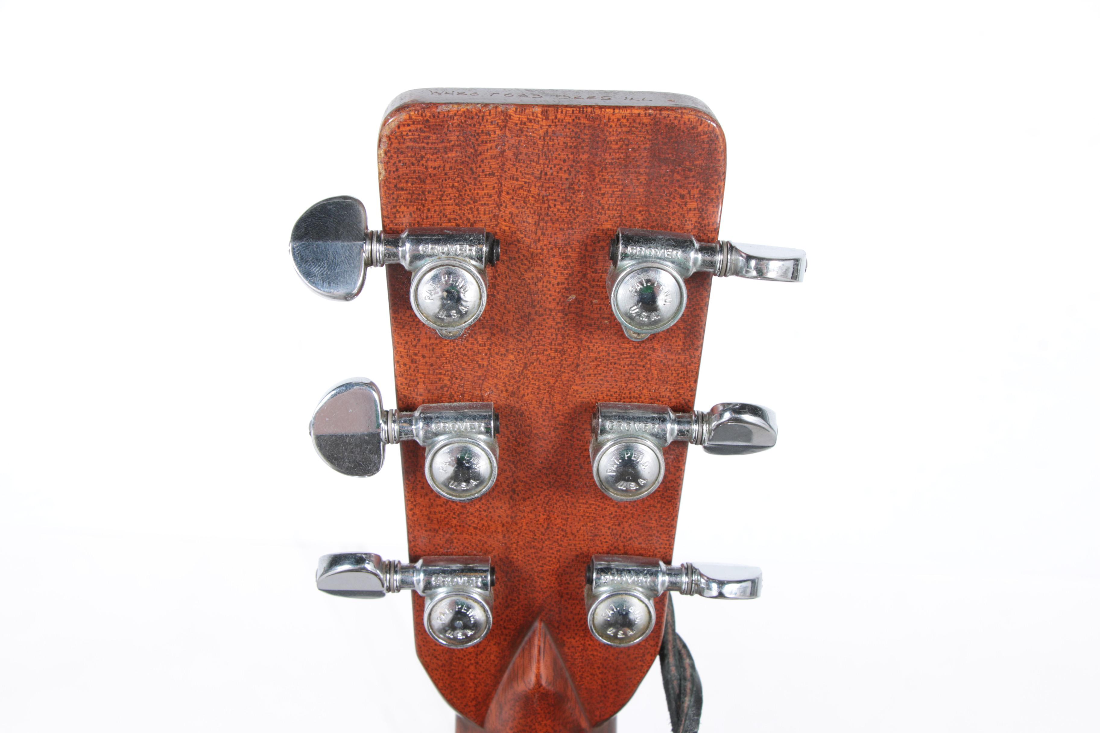 Vintage C. F. Martin D-28 Dreadnought Style Acoustic Guitar and Case