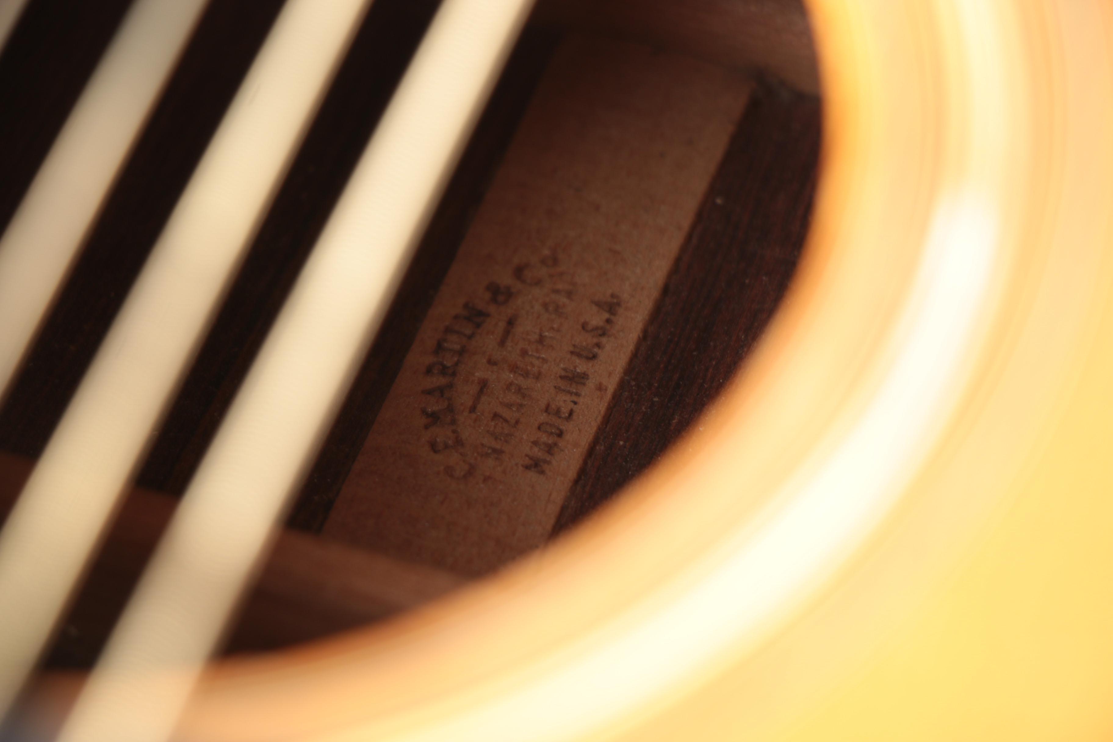 Vintage C. F. Martin D-28 Dreadnought Style Acoustic Guitar and Case