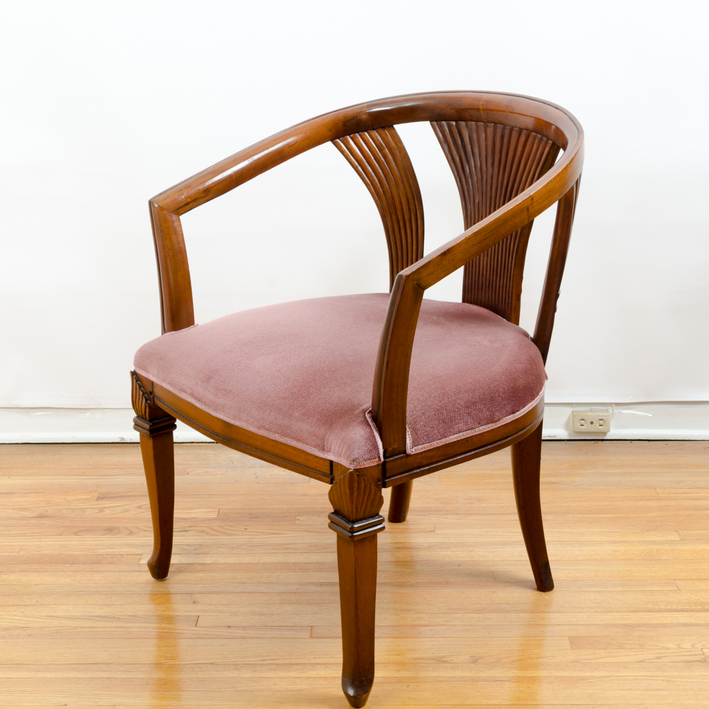 Deco Revival Club Chair Pair