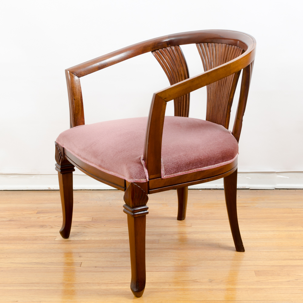 Deco Revival Club Chair Pair