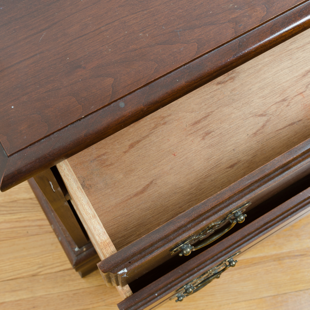 Chippendale Style Walnut Night Table