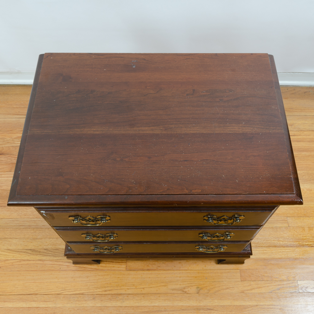 Chippendale Style Walnut Night Table
