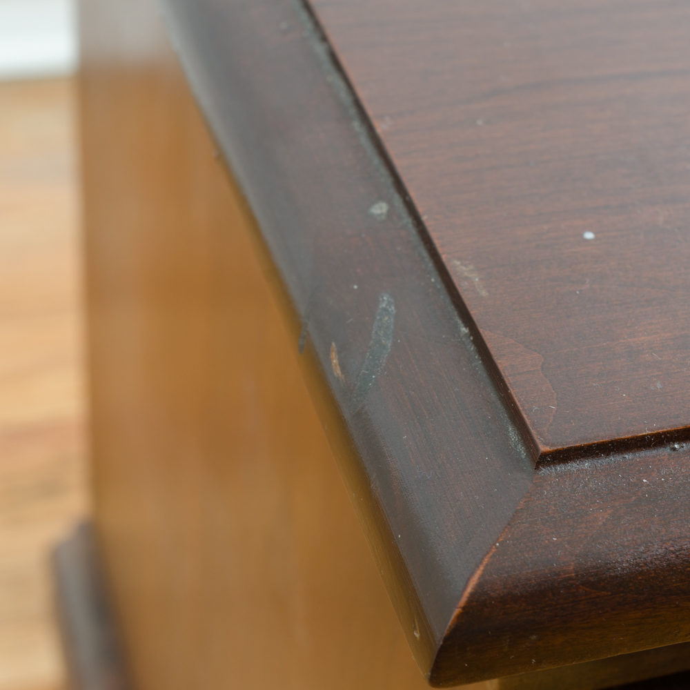 Chippendale Style Walnut Night Table