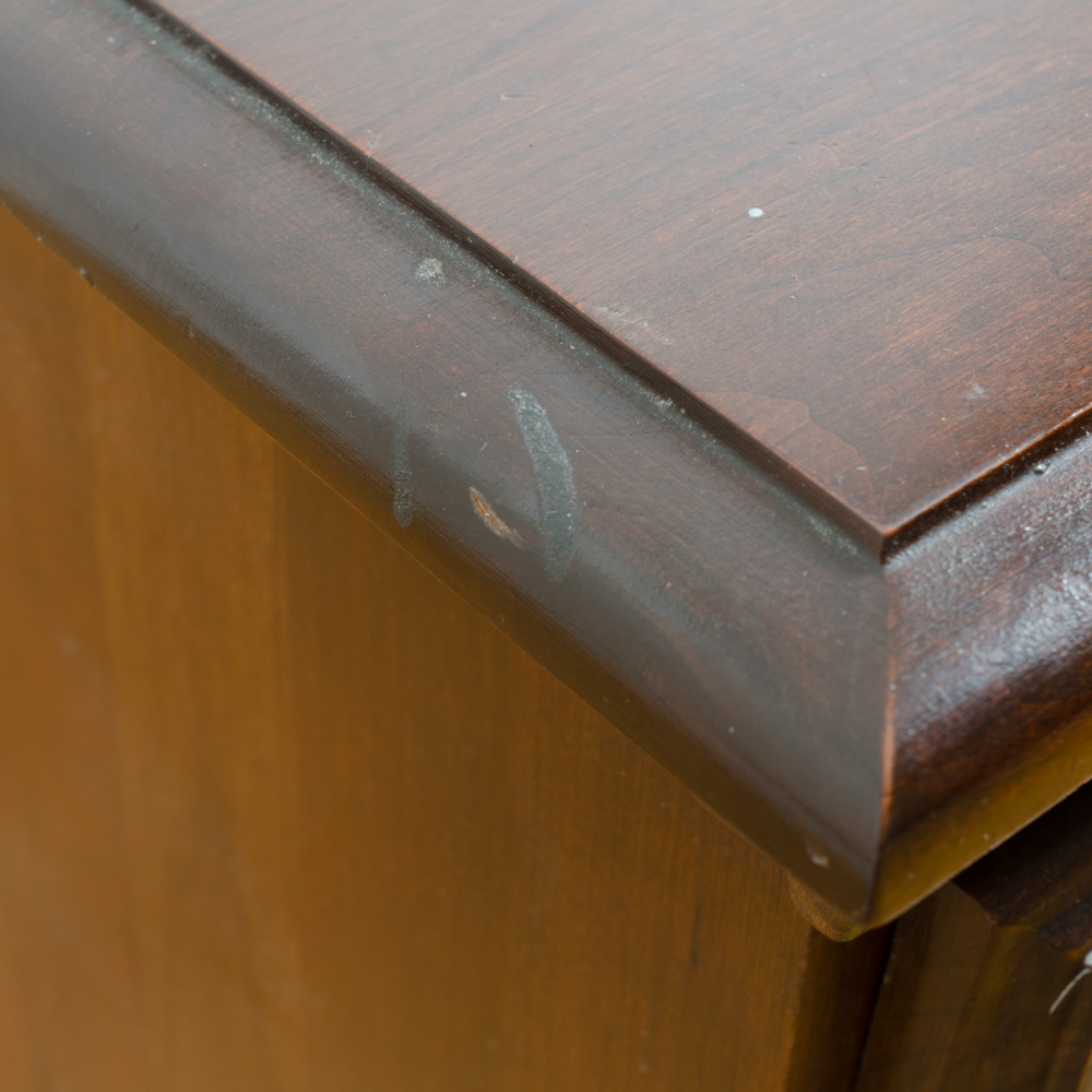 Chippendale Style Walnut Night Table