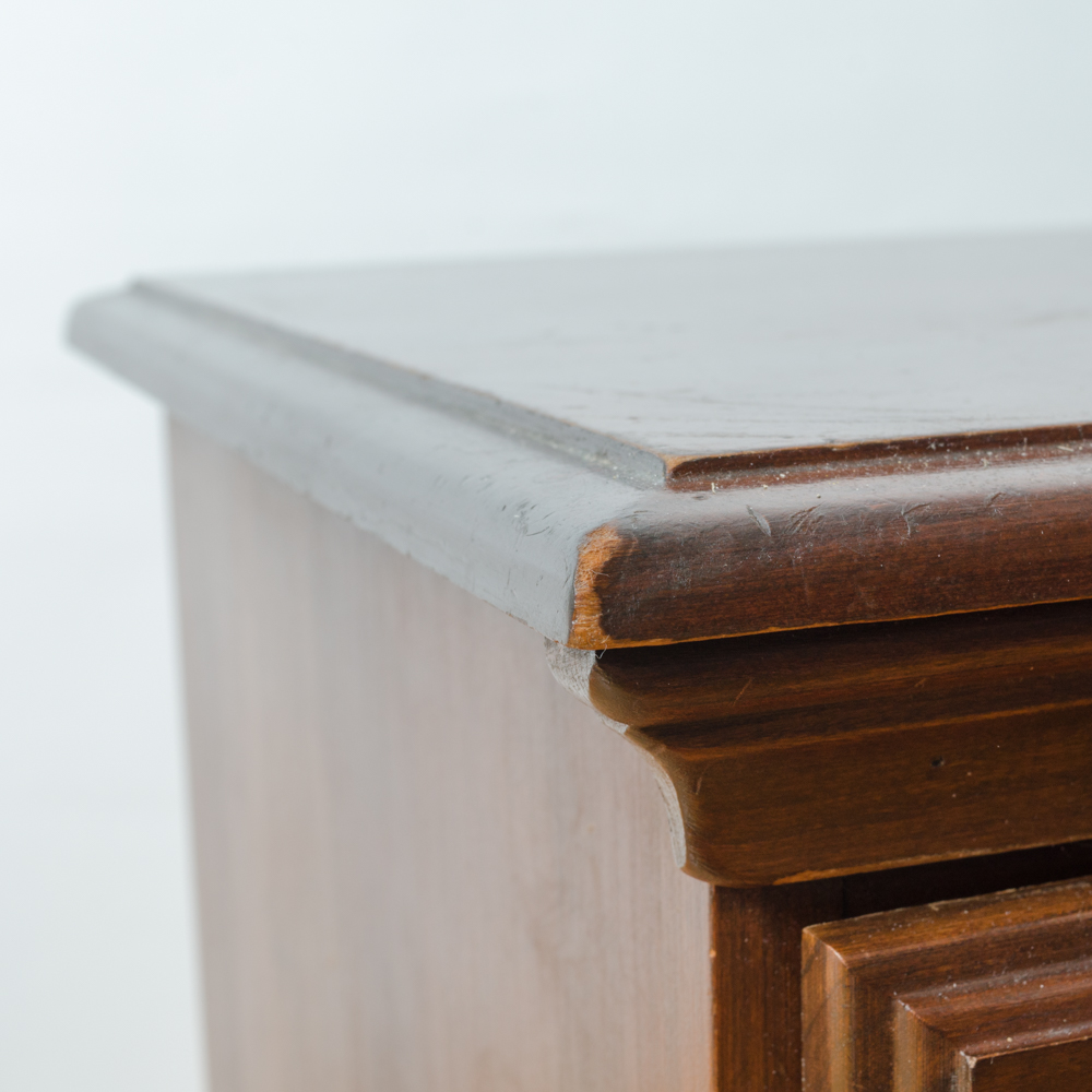 Chippendale Style Walnut Night Table