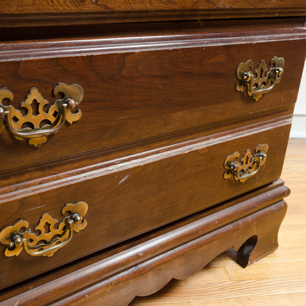 Chippendale Style Walnut Night Table
