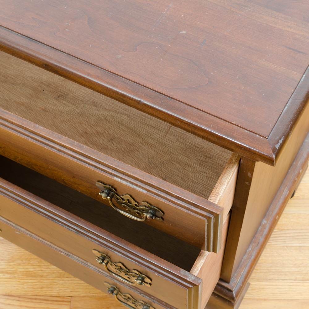 Chippendale Style Walnut Night Table