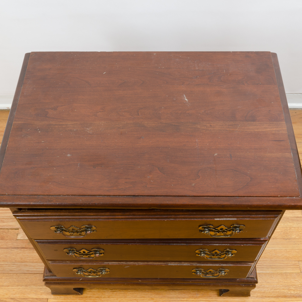 Chippendale Style Walnut Night Table