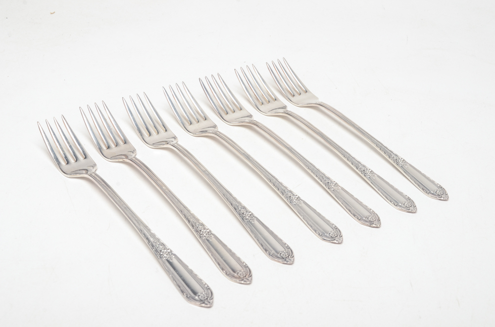 Vintage Silver Plated Flatware Assortment Including William Rogers