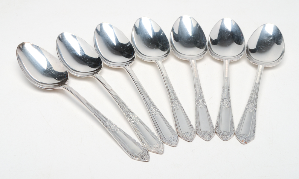 Vintage Silver Plated Flatware Assortment Including William Rogers