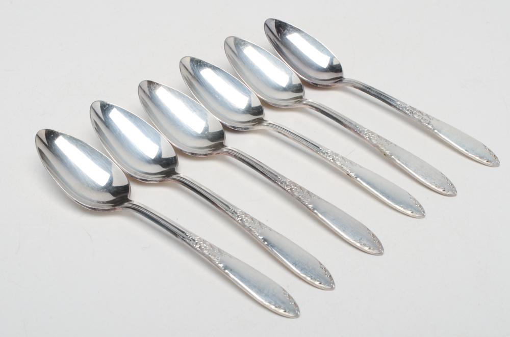 Vintage Silver Plated Flatware Assortment Including William Rogers