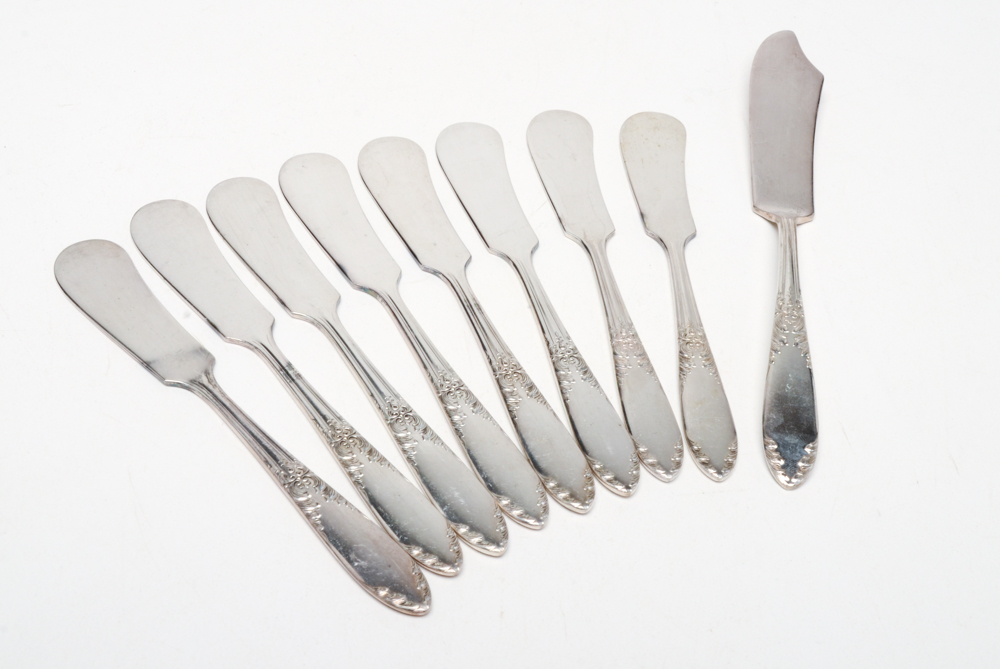 Vintage Silver Plated Flatware Assortment Including William Rogers