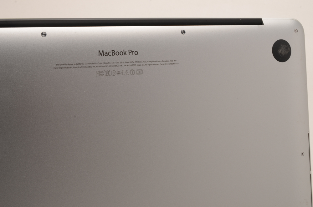 13" MacBook Pro Retina Laptop in Aluminum Tone