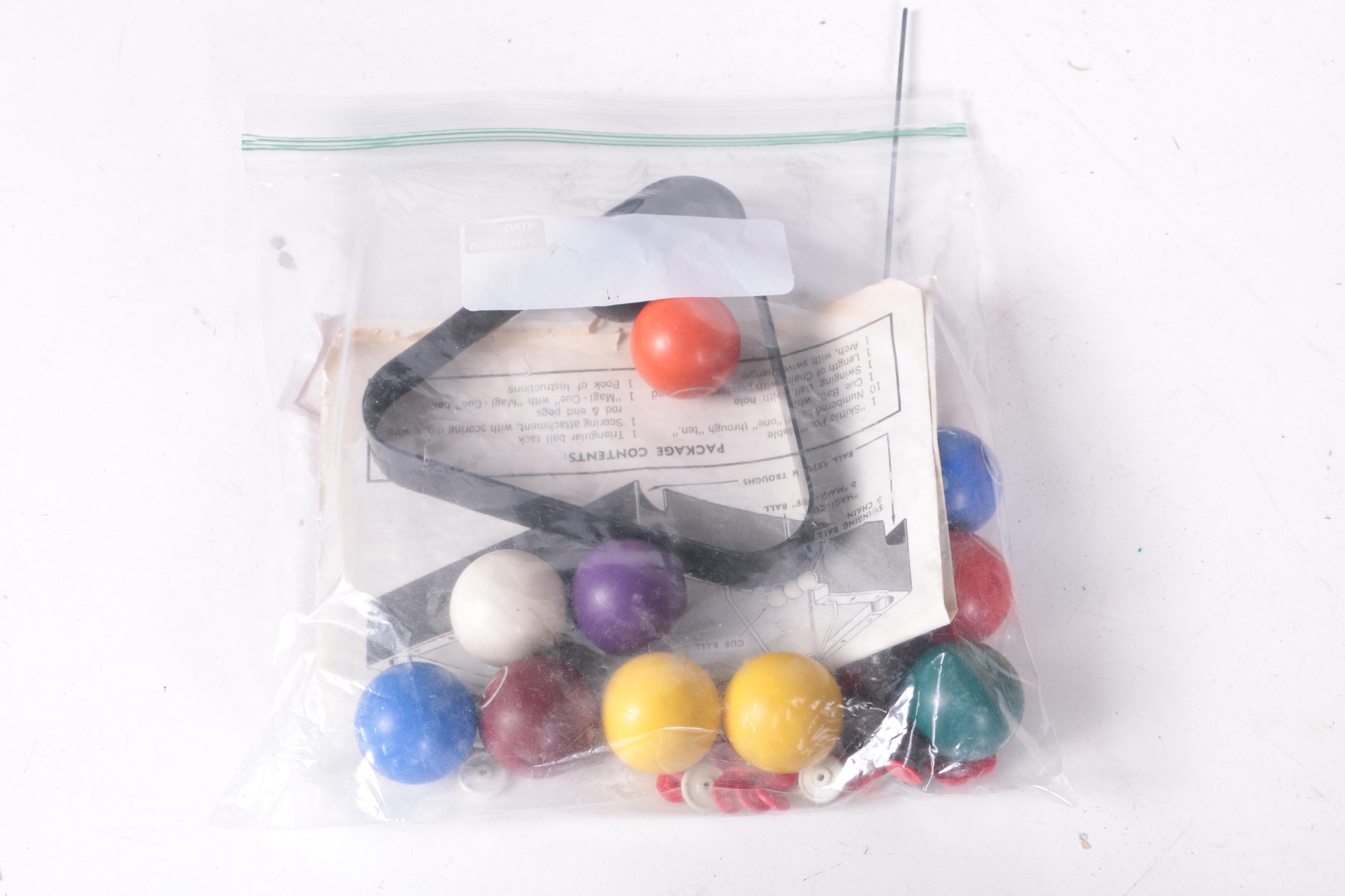 1970s Aurora "Skittle Pool" Game