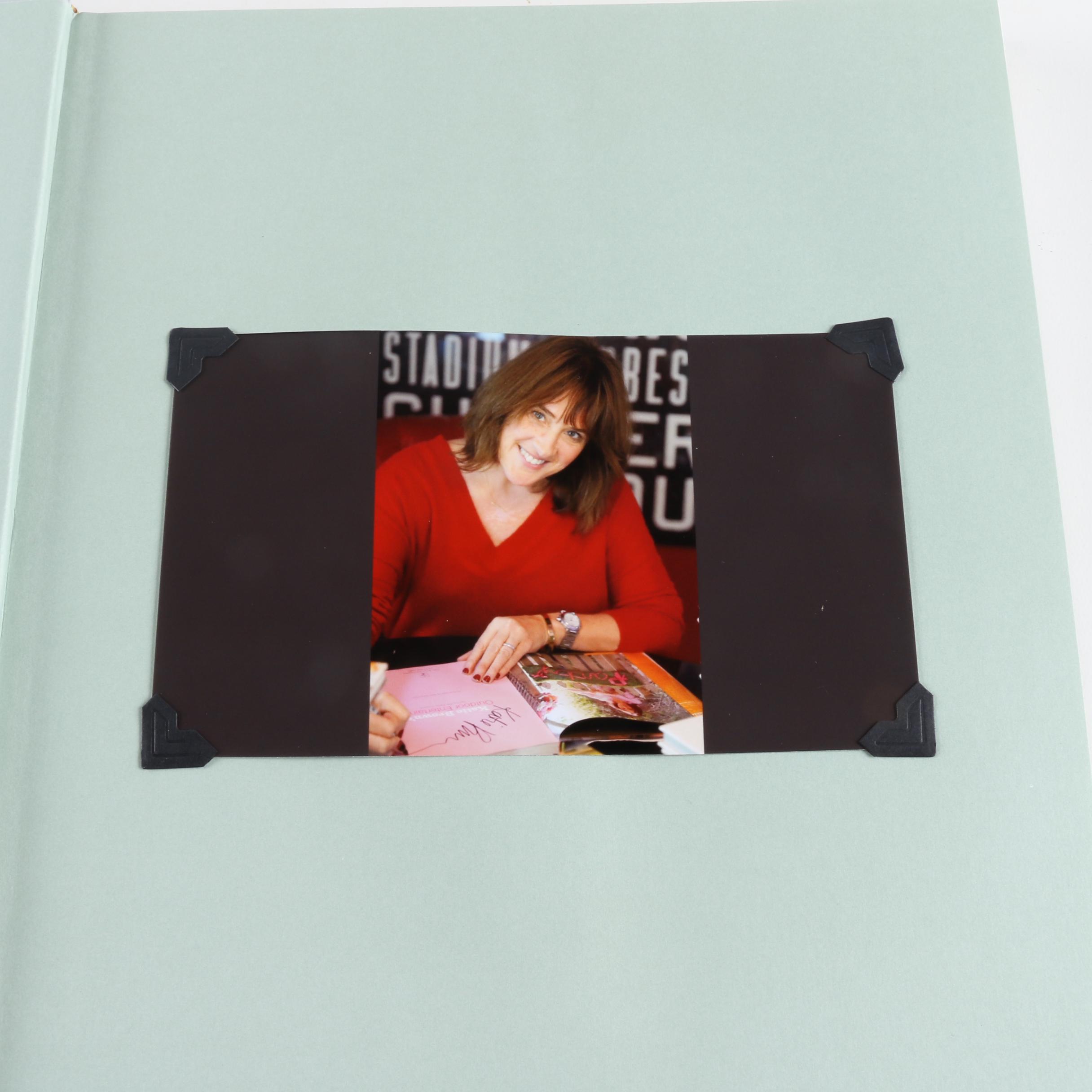 Signed First Edition "Katie Brown Celebrates" with Cooking Utensils