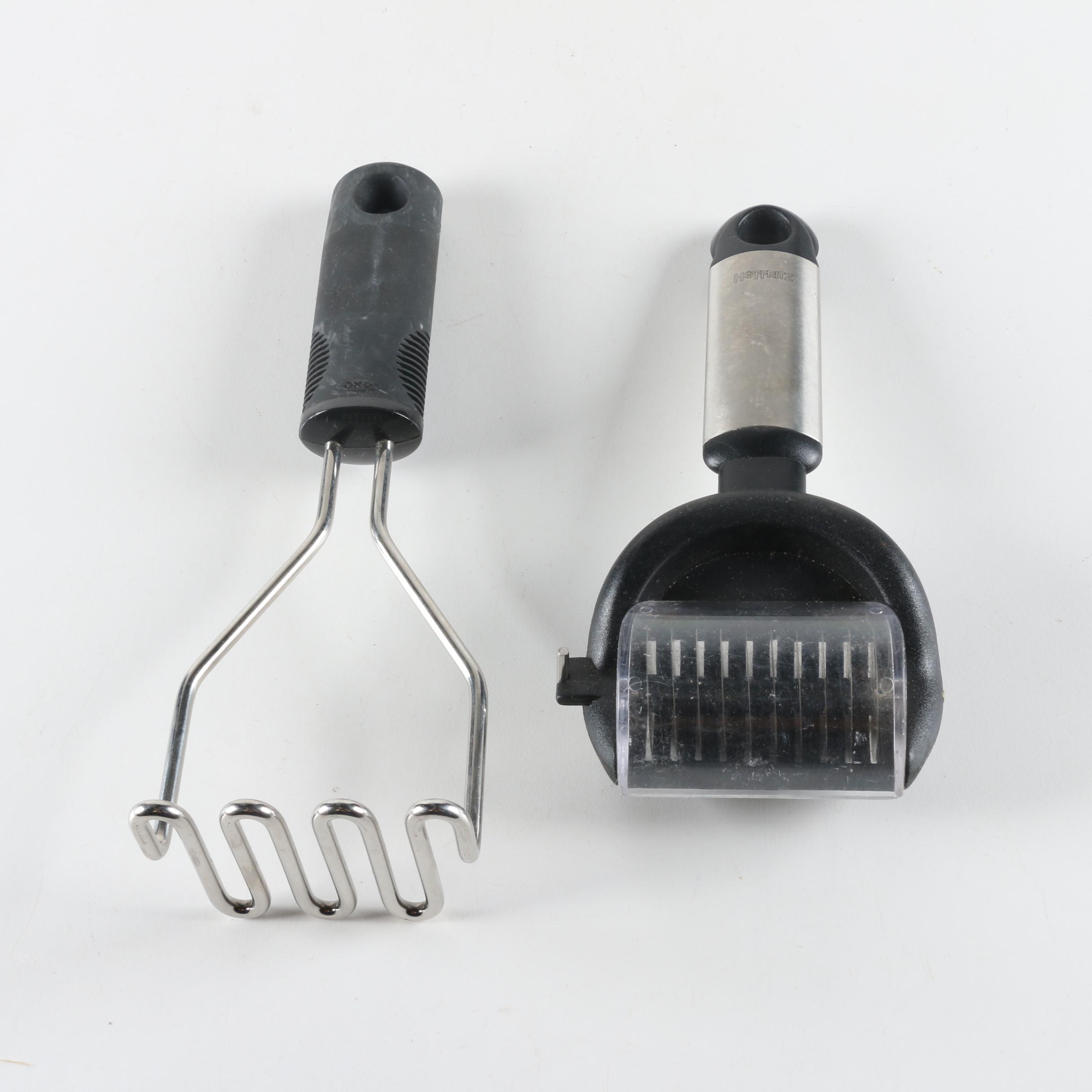 Signed First Edition "Katie Brown Celebrates" with Cooking Utensils