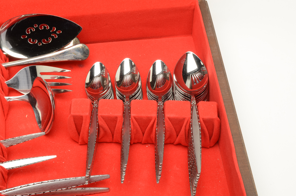 Community Stainless Flatware Service For Twelve By Oneida